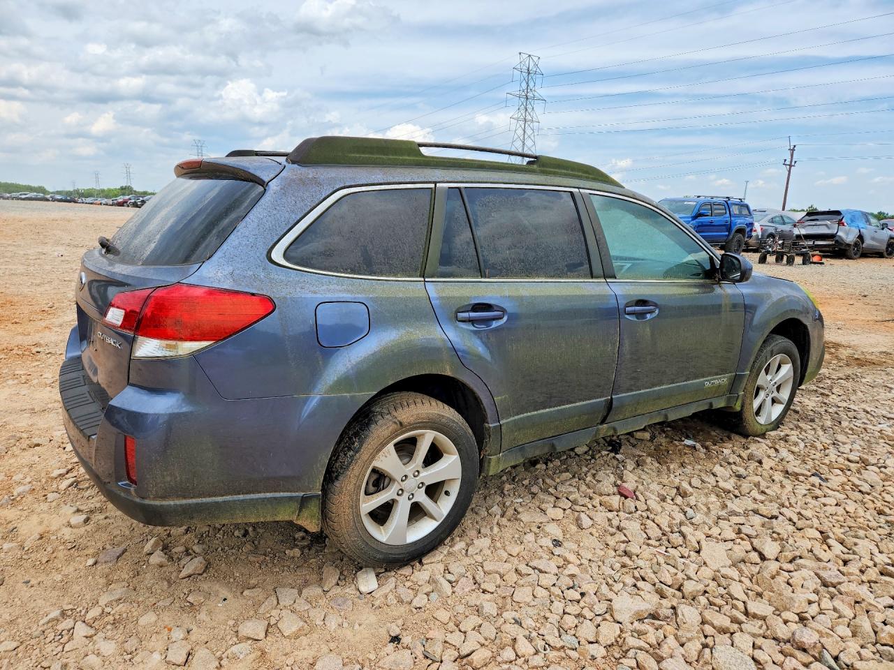 2013 Subaru Outback 2.5i Premium Blue vin: 4S4BRCCC6D3244872
