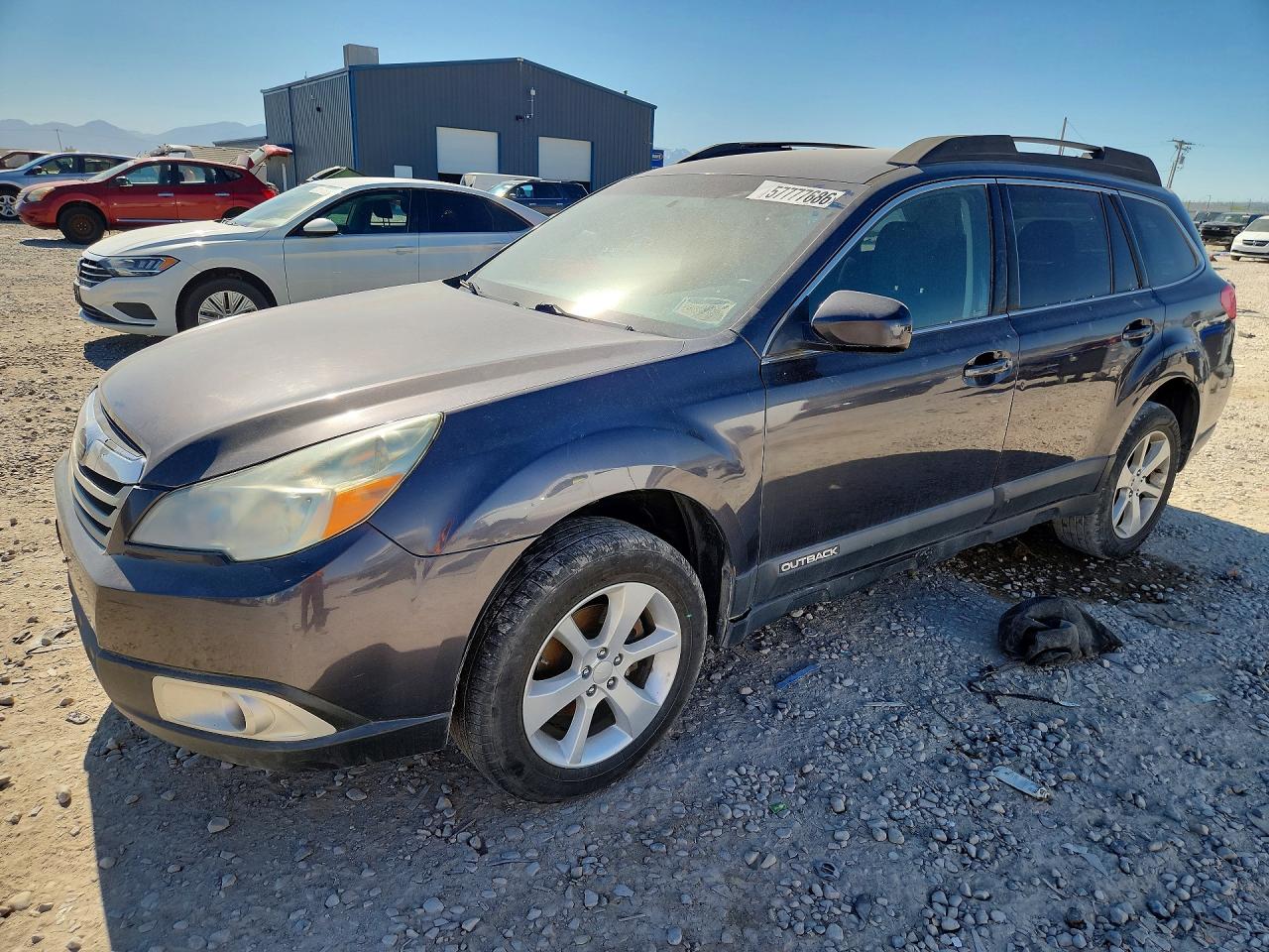 2013 Subaru Outback 2.5i Premium Gray vin: 4S4BRCCC6D3259775