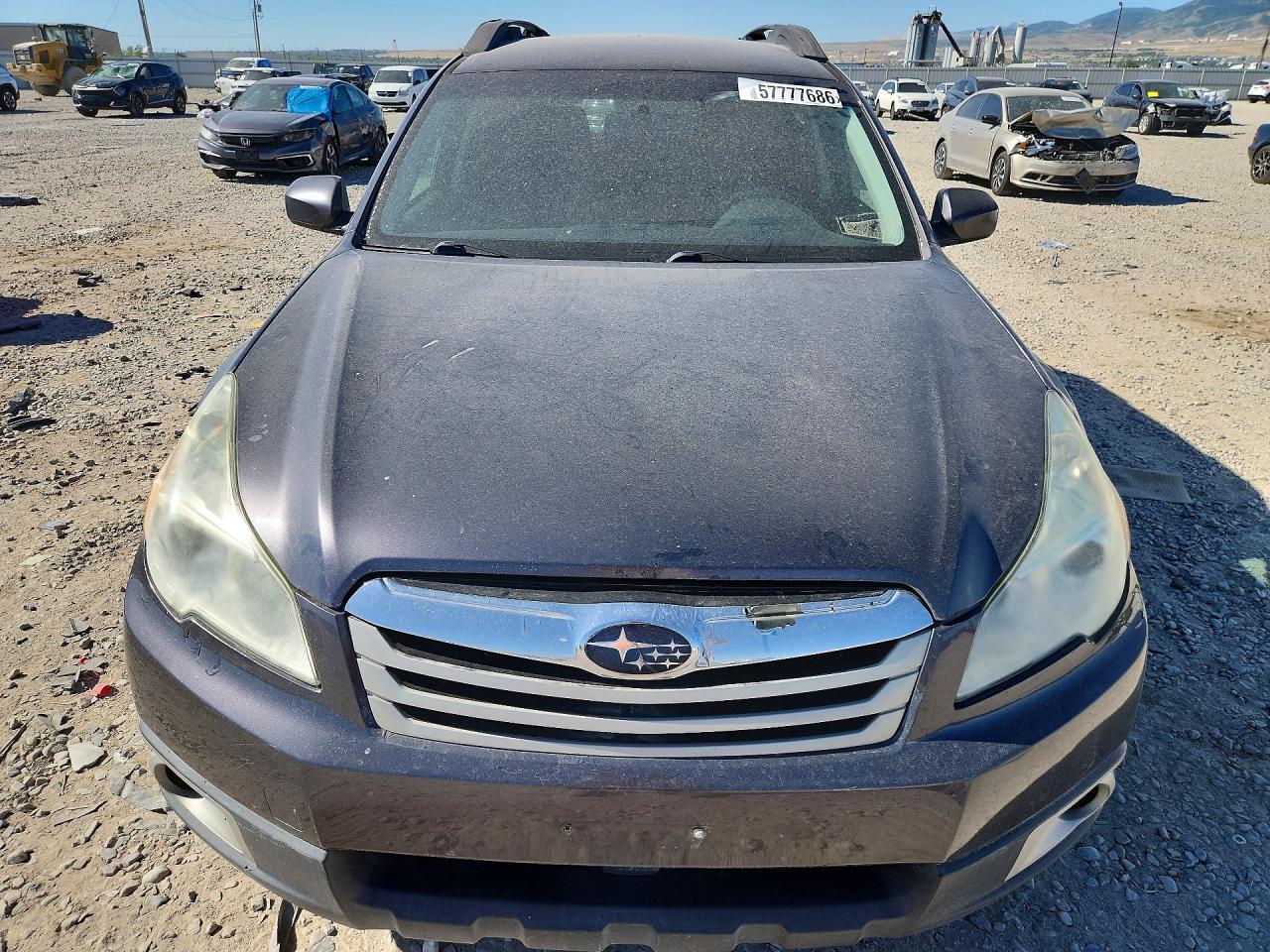2013 Subaru Outback 2.5i Premium Gray vin: 4S4BRCCC6D3259775