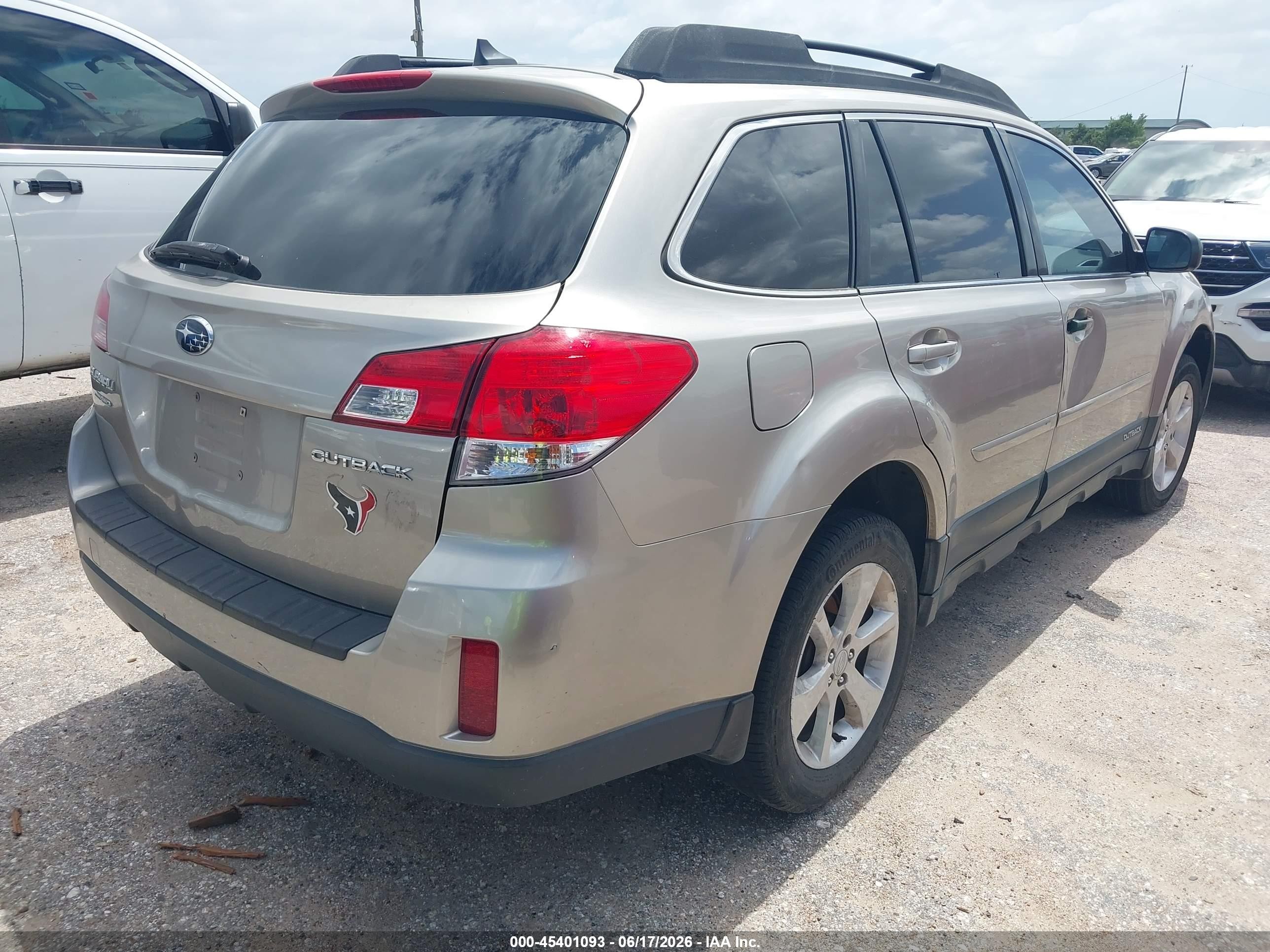 2014 Subaru Outback 2.5i Premium Tan vin: 4S4BRCCC6E3292292