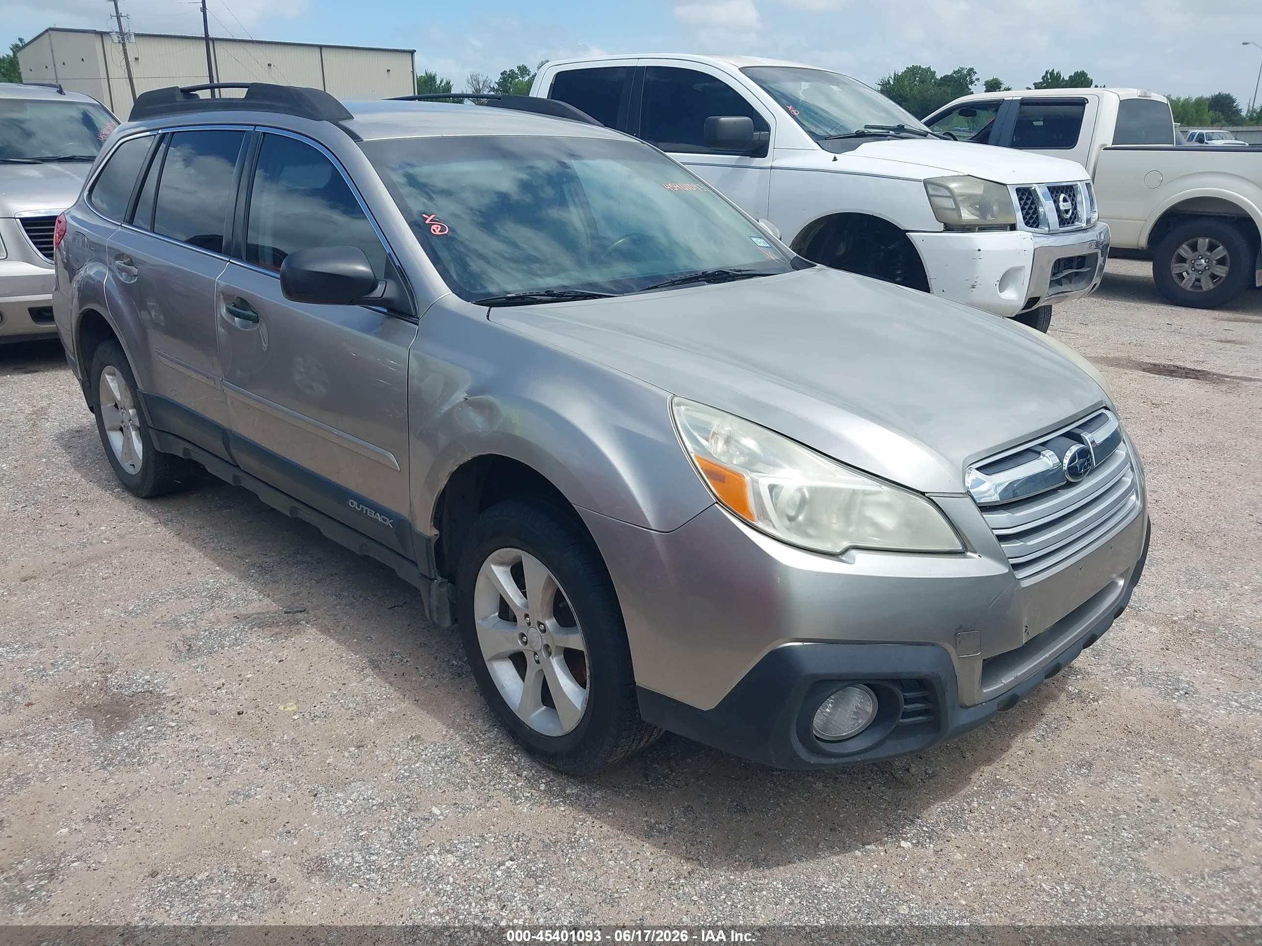 2014 Subaru Outback 2.5i Premium Tan vin: 4S4BRCCC6E3292292