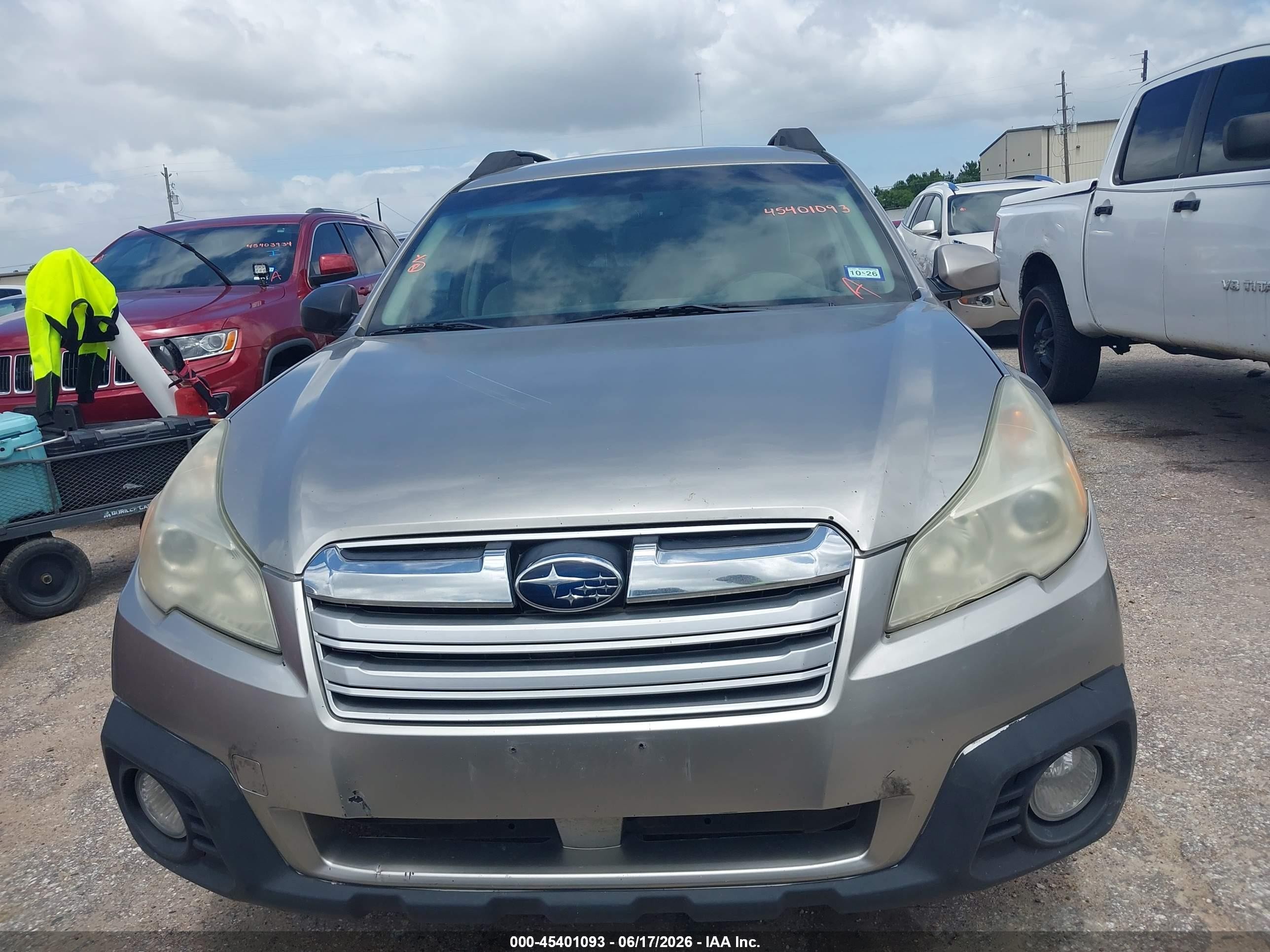 2014 Subaru Outback 2.5i Premium Tan vin: 4S4BRCCC6E3292292