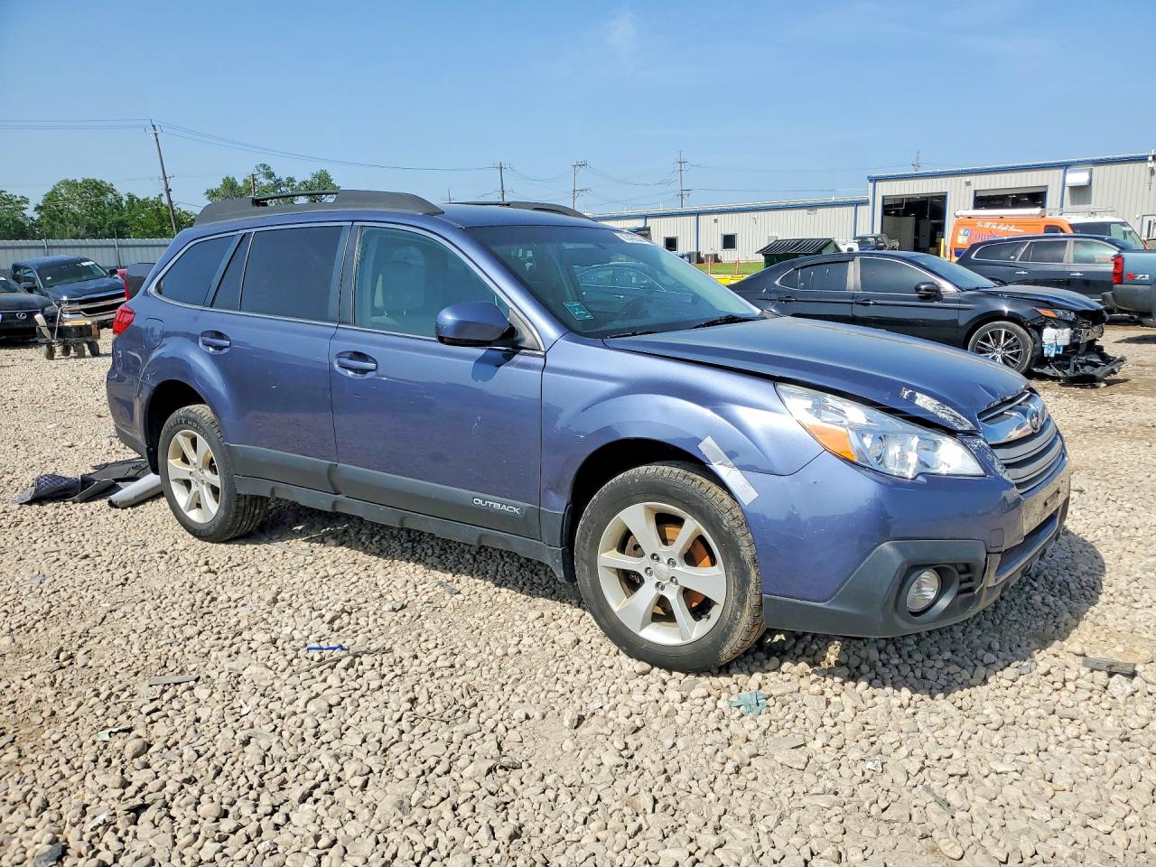 2014 Subaru Outback 2.5i Premium Blue vin: 4S4BRCCC6E3306868