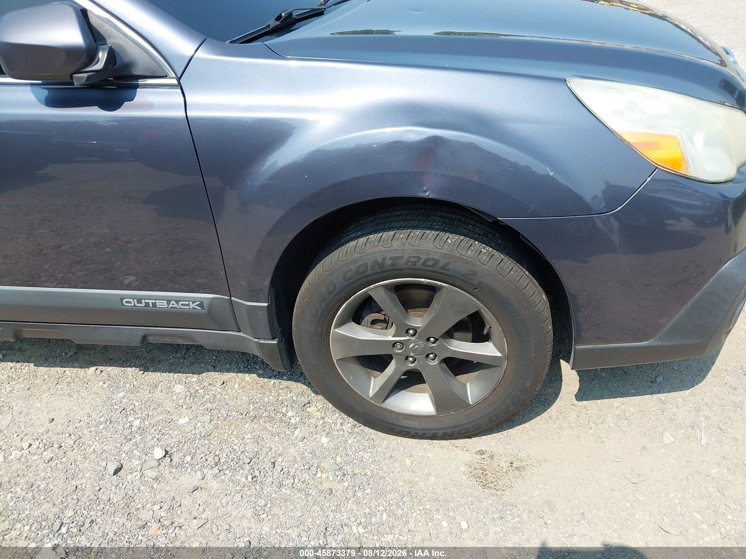 2014 Subaru Outback 2.5i Premium Серый vin: 4S4BRCCC6E3307373