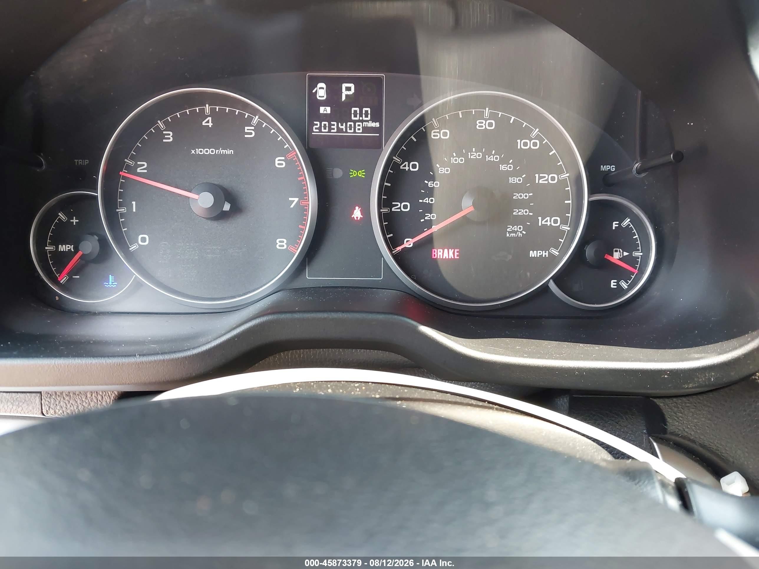2014 Subaru Outback 2.5i Premium Серый vin: 4S4BRCCC6E3307373