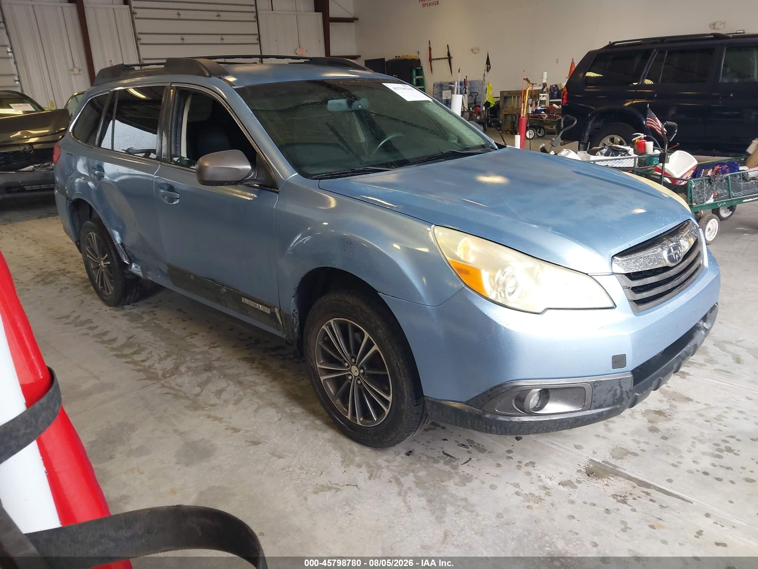 2011 Subaru Outback 2.5i Premium Light Blue vin: 4S4BRCCC7B3330740