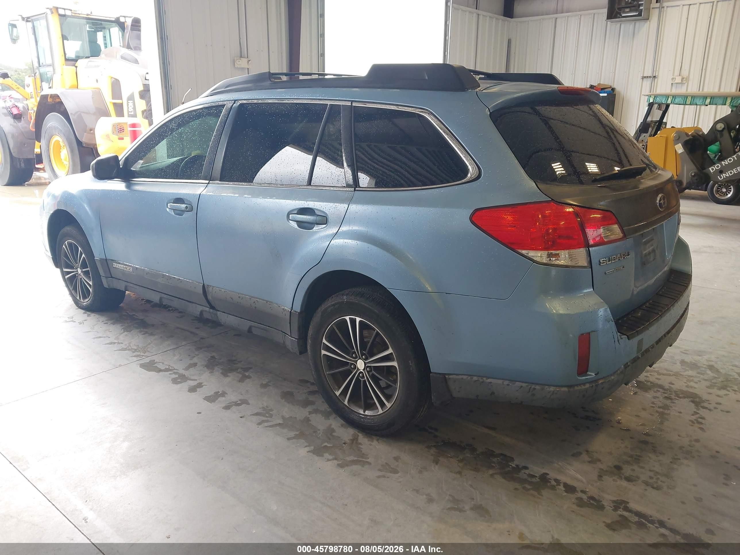 2011 Subaru Outback 2.5i Premium Light Blue vin: 4S4BRCCC7B3330740
