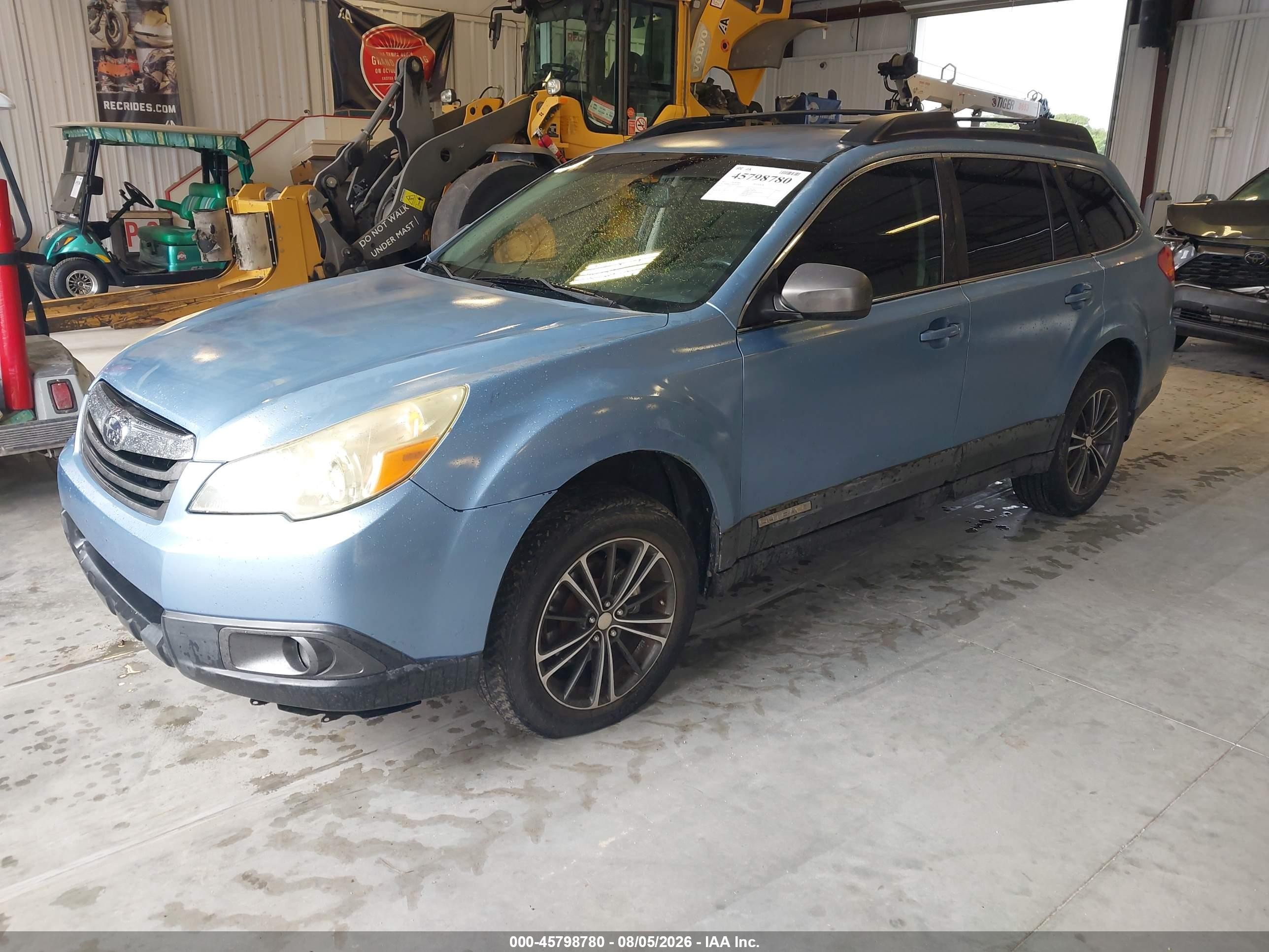 2011 Subaru Outback 2.5i Premium Light Blue vin: 4S4BRCCC7B3330740