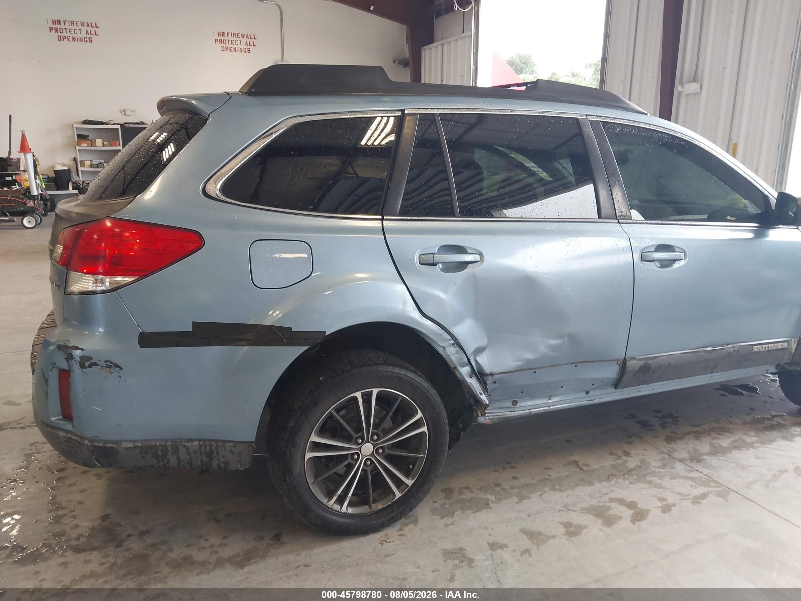 2011 Subaru Outback 2.5i Premium Light Blue vin: 4S4BRCCC7B3330740