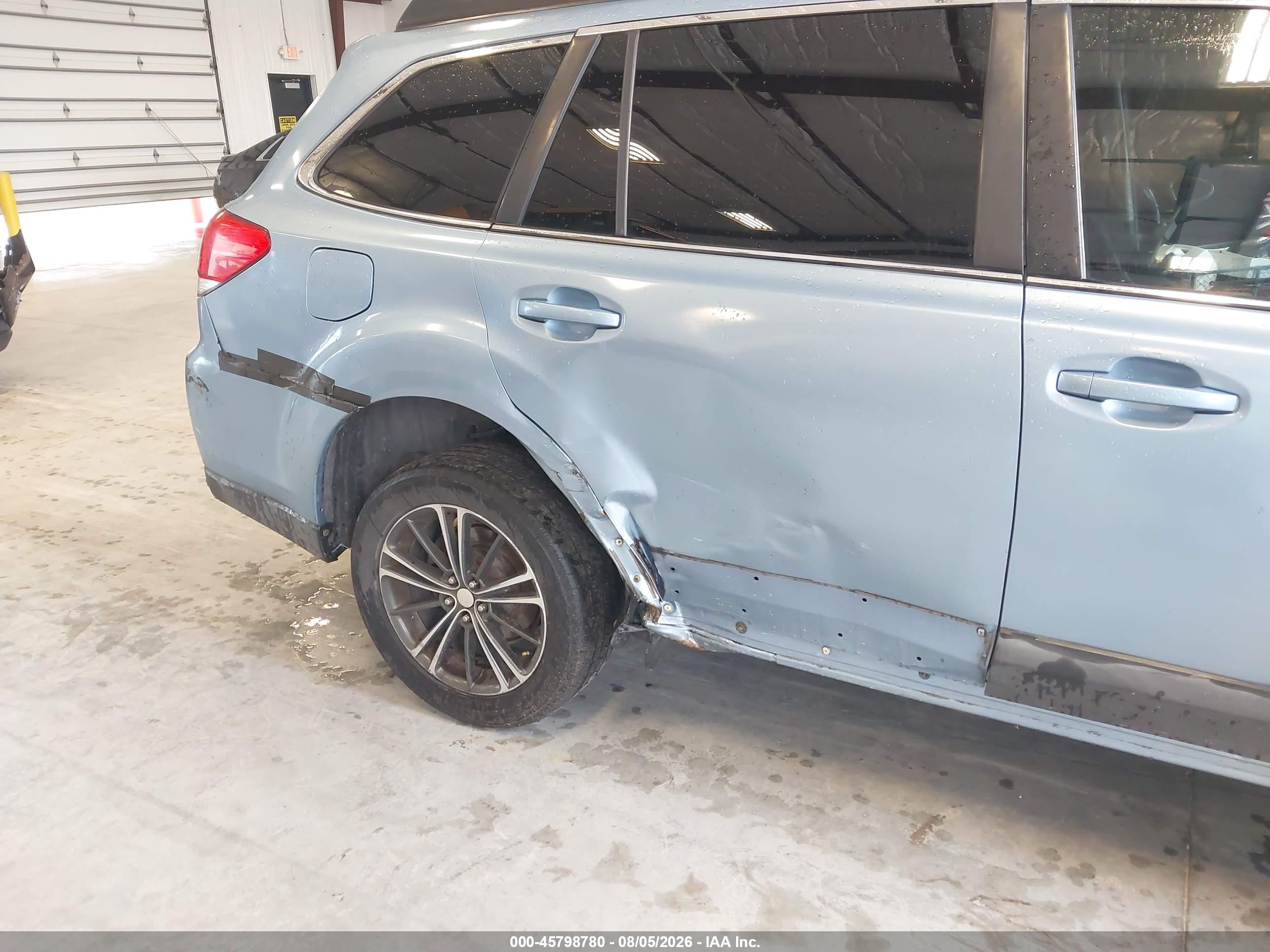 2011 Subaru Outback 2.5i Premium Light Blue vin: 4S4BRCCC7B3330740