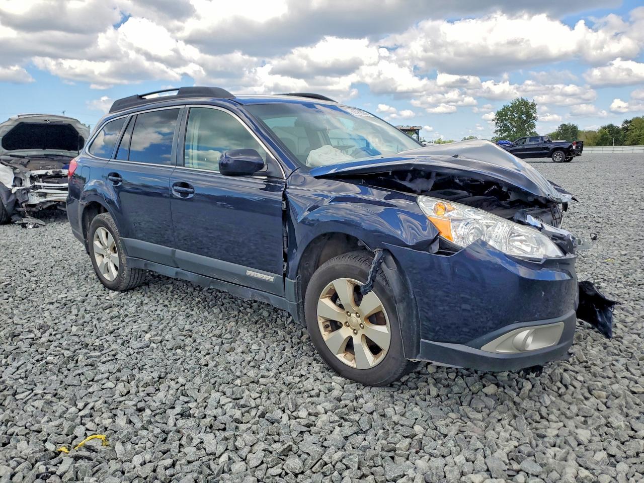 2012 Subaru Outback 2.5i Premium Синий vin: 4S4BRCCC7C3282447