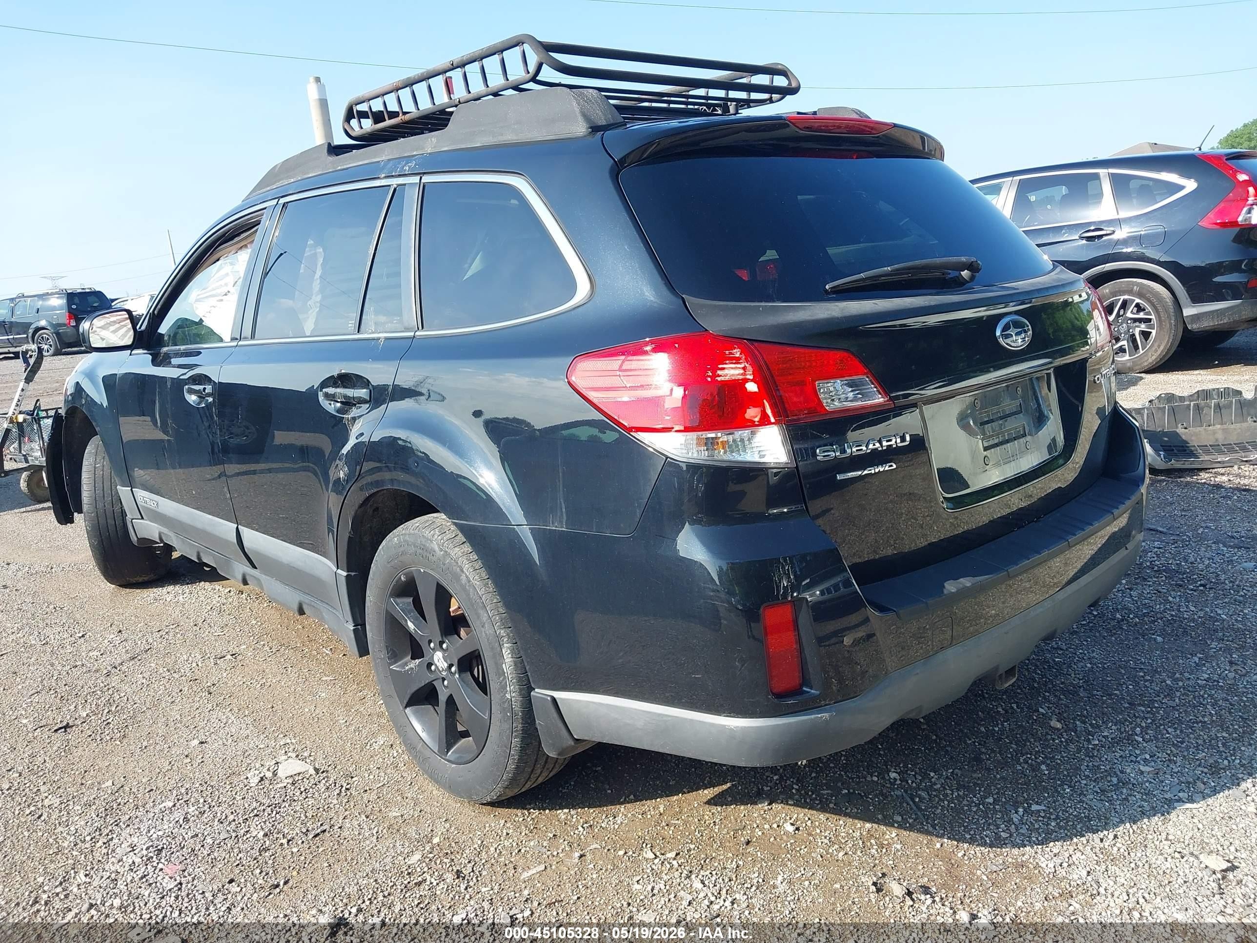 2013 Subaru Outback 2.5i Premium Black vin: 4S4BRCCC7D3254522