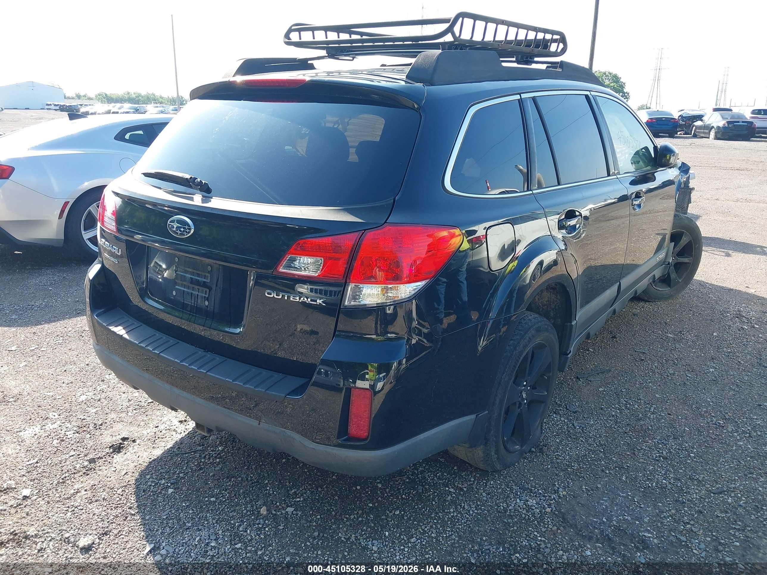 2013 Subaru Outback 2.5i Premium Black vin: 4S4BRCCC7D3254522
