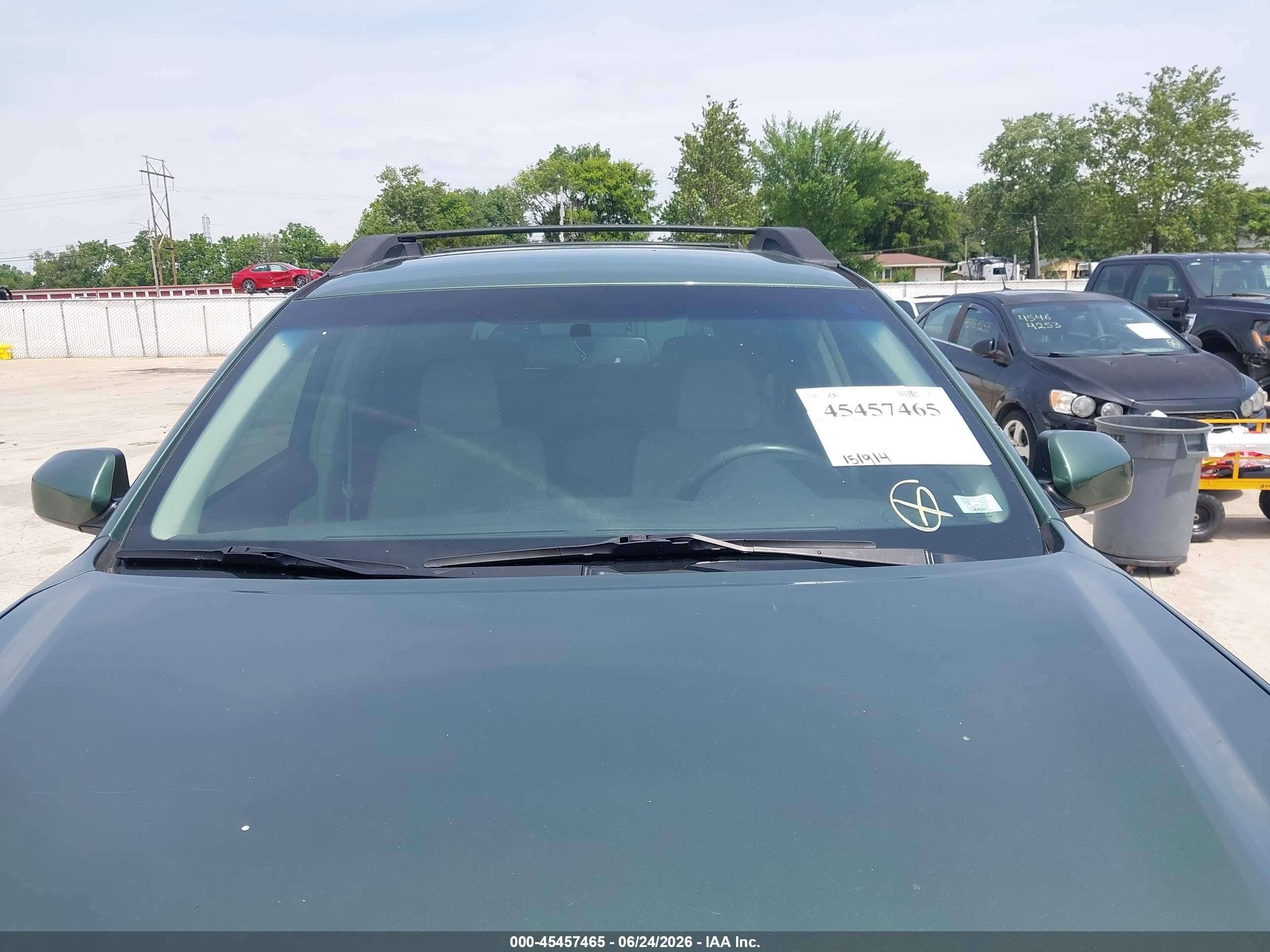 2014 Subaru Outback 2.5i Premium Green vin: 4S4BRCCC7E3267188