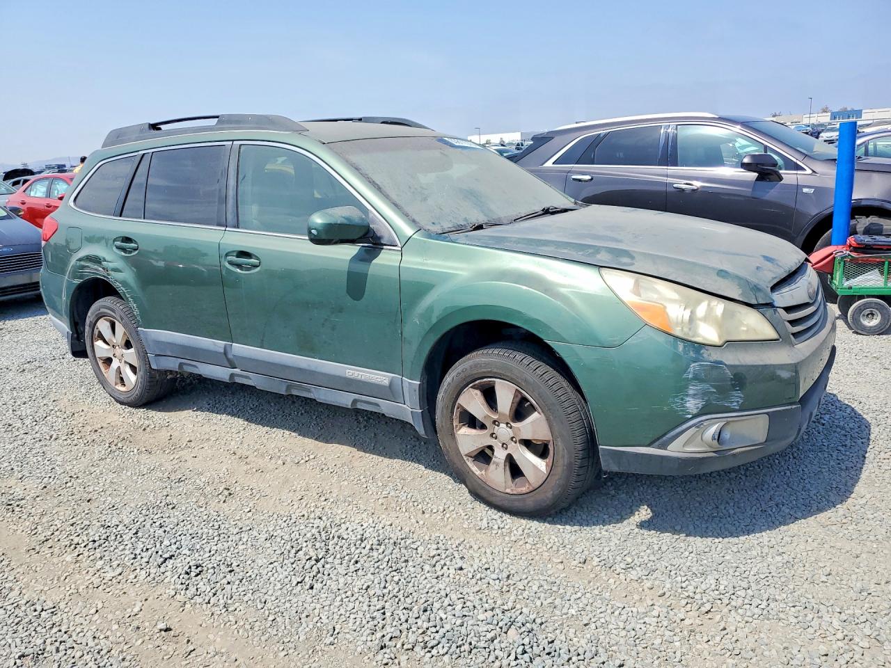 2011 Subaru Outback 2.5i Premium Green vin: 4S4BRCCC8B3370552