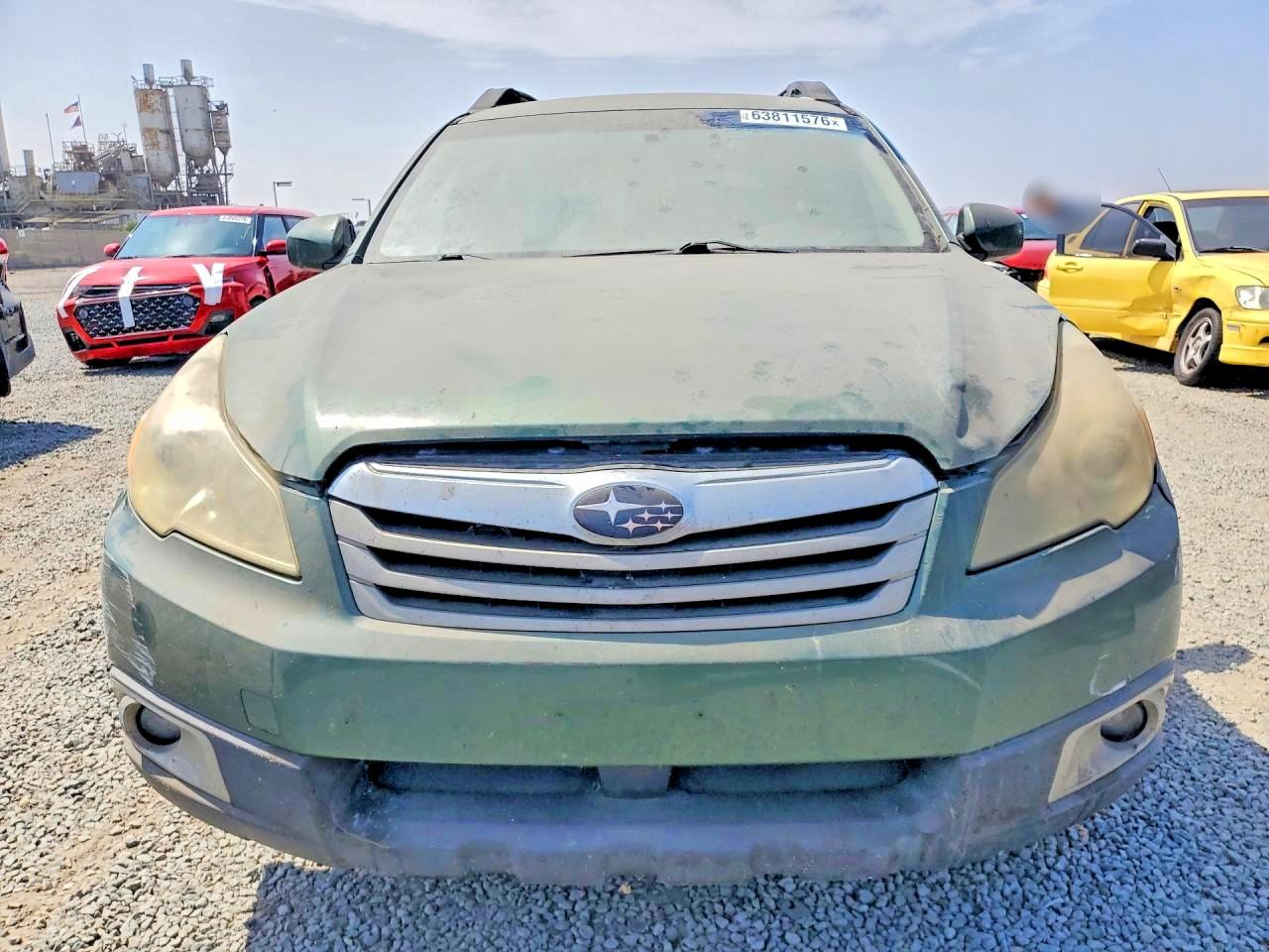 2011 Subaru Outback 2.5i Premium Green vin: 4S4BRCCC8B3370552