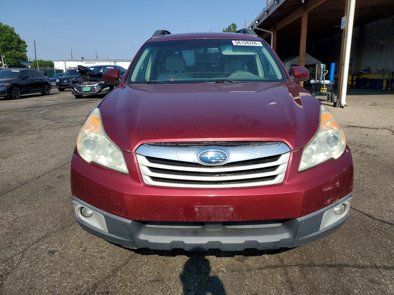 2011 Subaru Outback 2.5i Premium Burgundy vin: 4S4BRCCC8B3381440