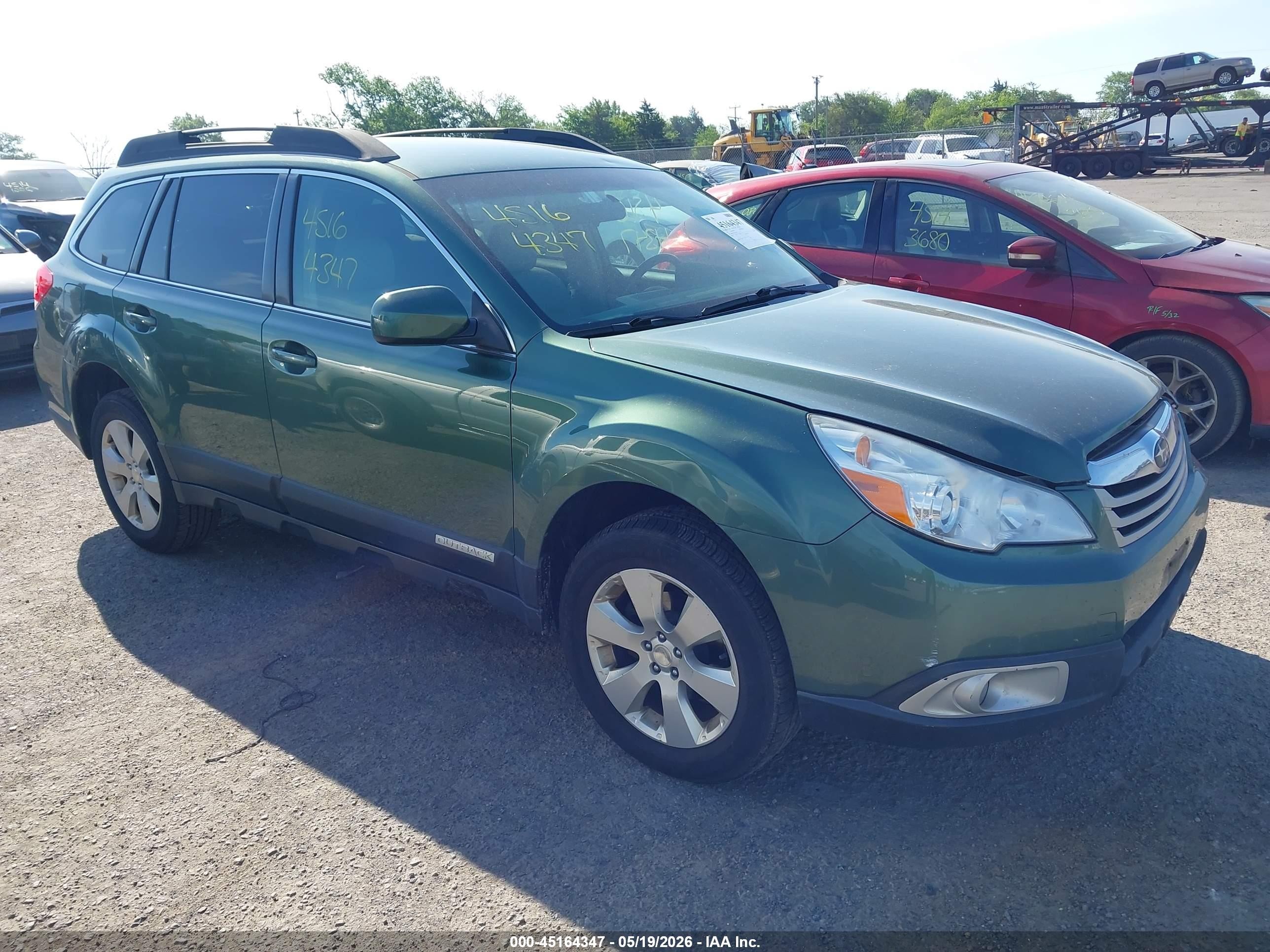 2012 Subaru Outback 2.5i Premium Green vin: 4S4BRCCC8C3219146