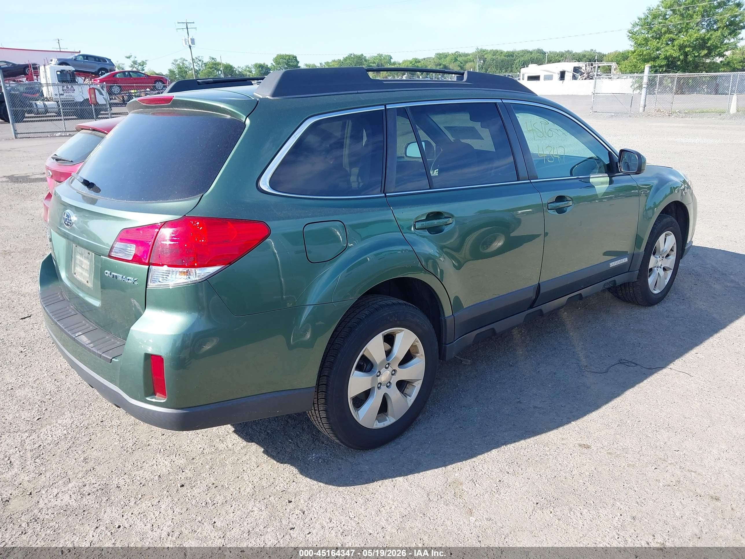 2012 Subaru Outback 2.5i Premium Green vin: 4S4BRCCC8C3219146