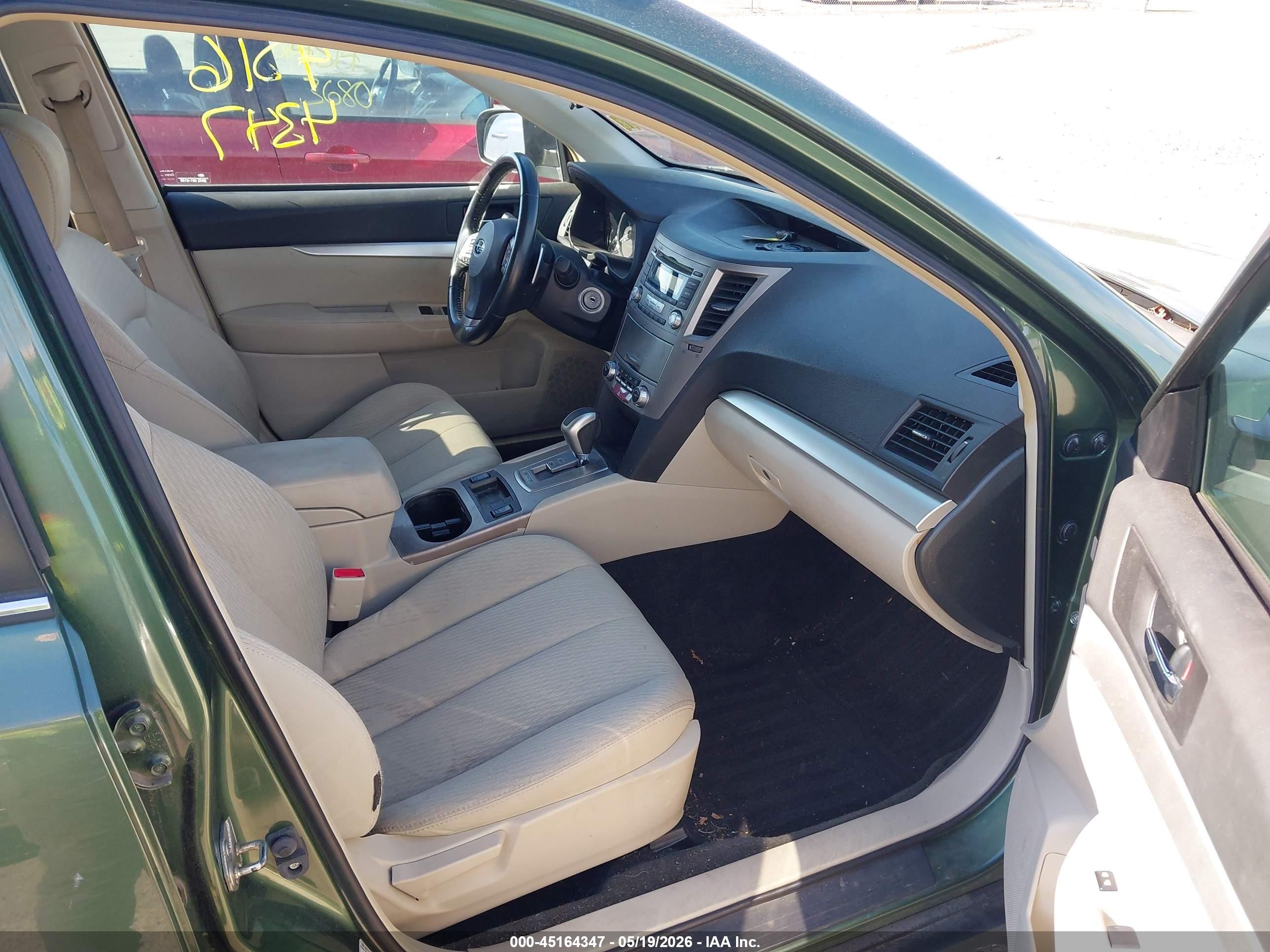 2012 Subaru Outback 2.5i Premium Green vin: 4S4BRCCC8C3219146