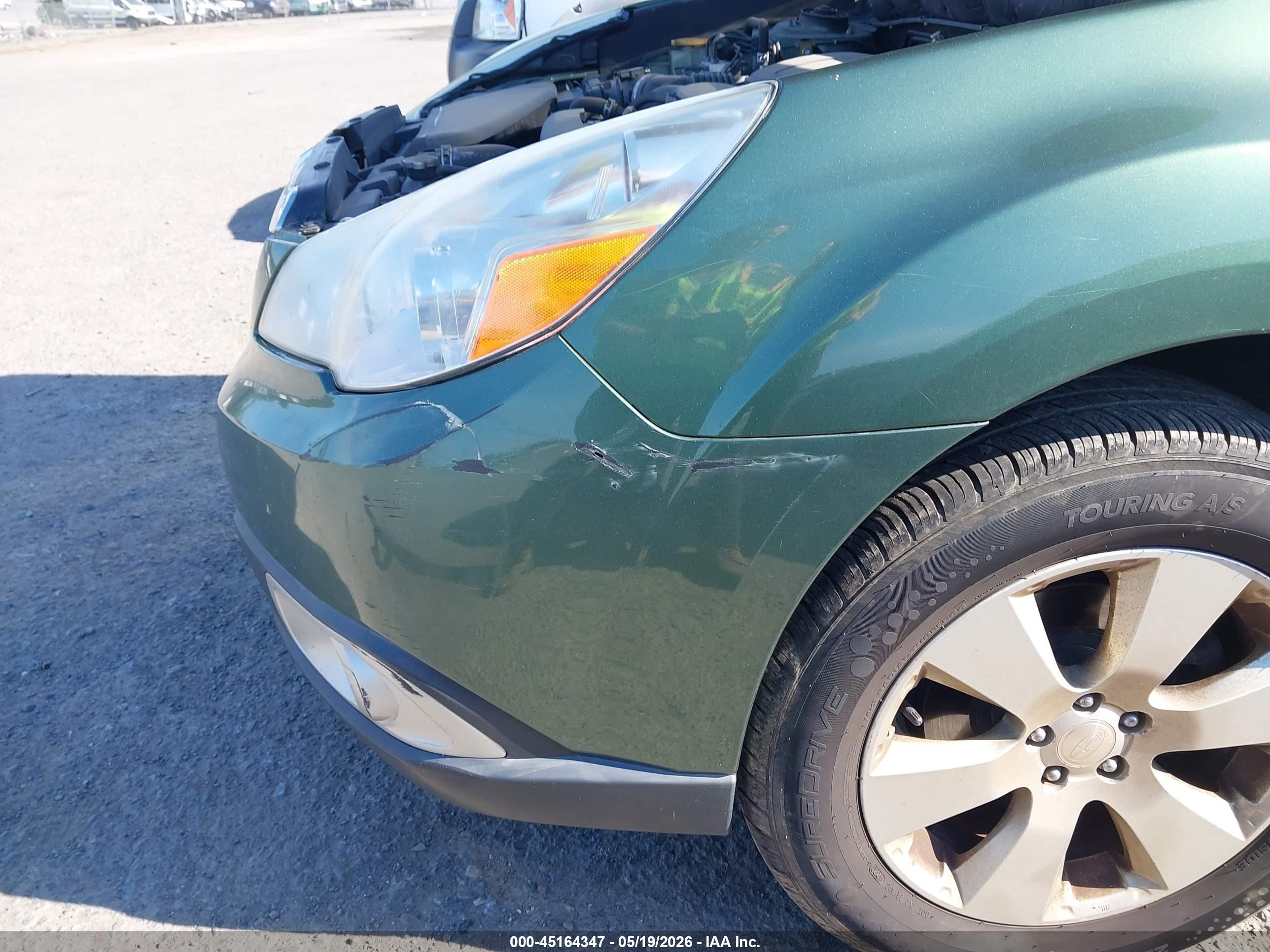 2012 Subaru Outback 2.5i Premium Green vin: 4S4BRCCC8C3219146
