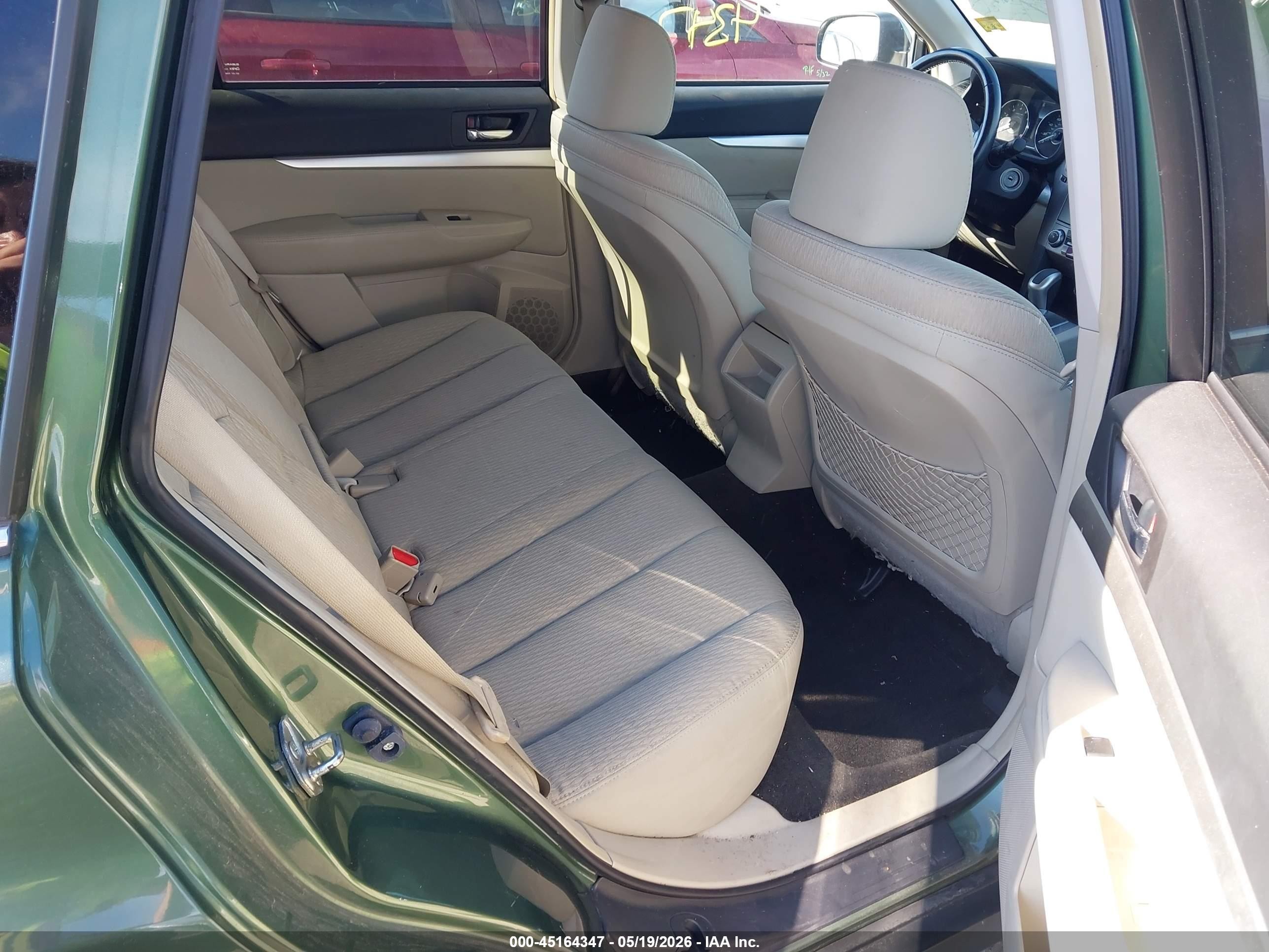 2012 Subaru Outback 2.5i Premium Green vin: 4S4BRCCC8C3219146