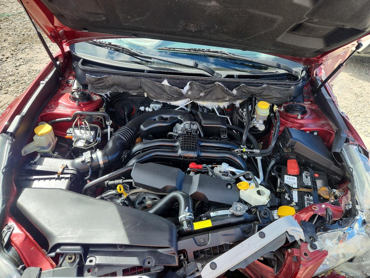 2014 Subaru Outback 2.5i Premium Red vin: 4S4BRCCC8E3253025