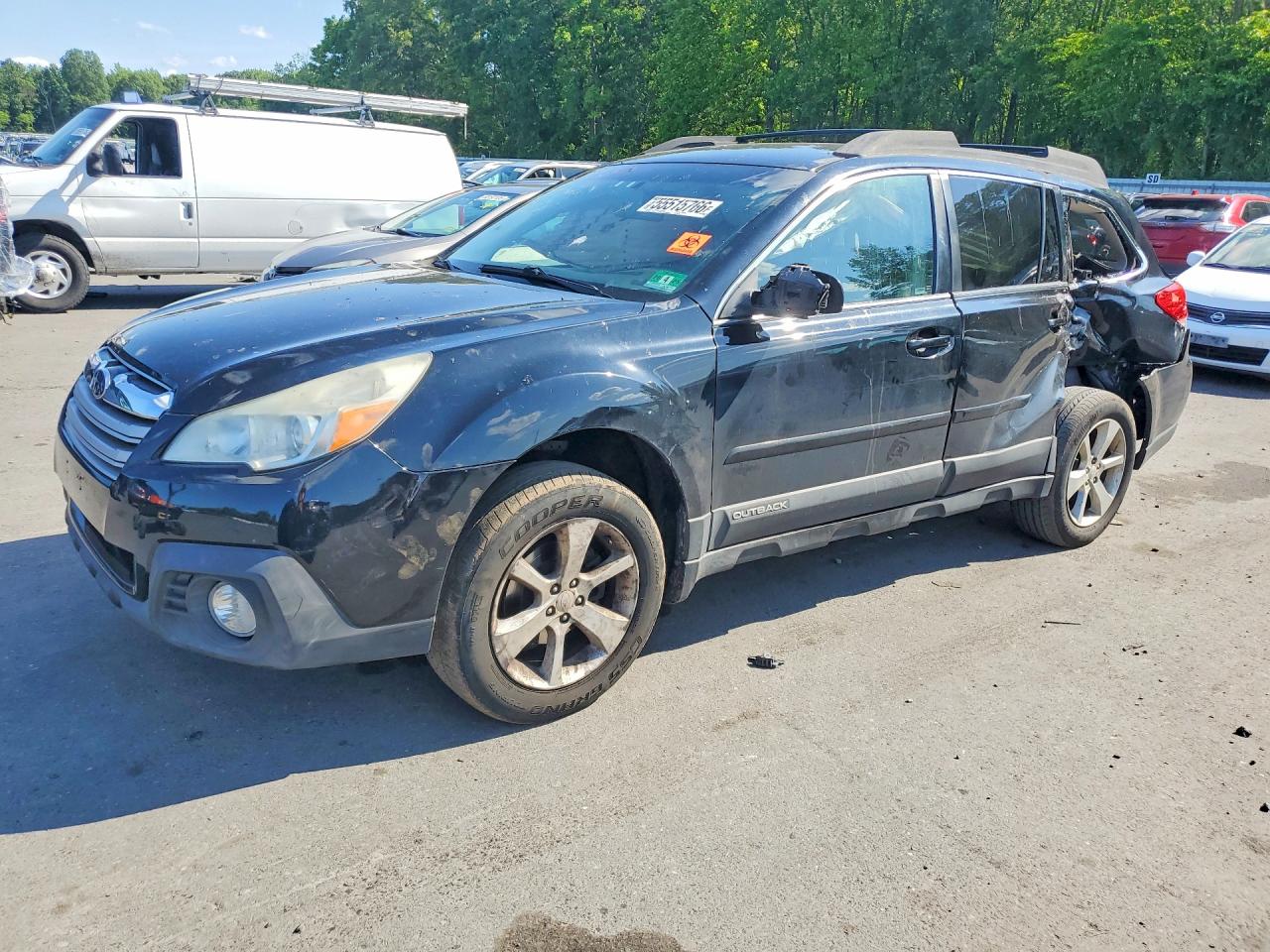 2014 Subaru Outback 2.5i Premium Black vin: 4S4BRCCC8E3256376