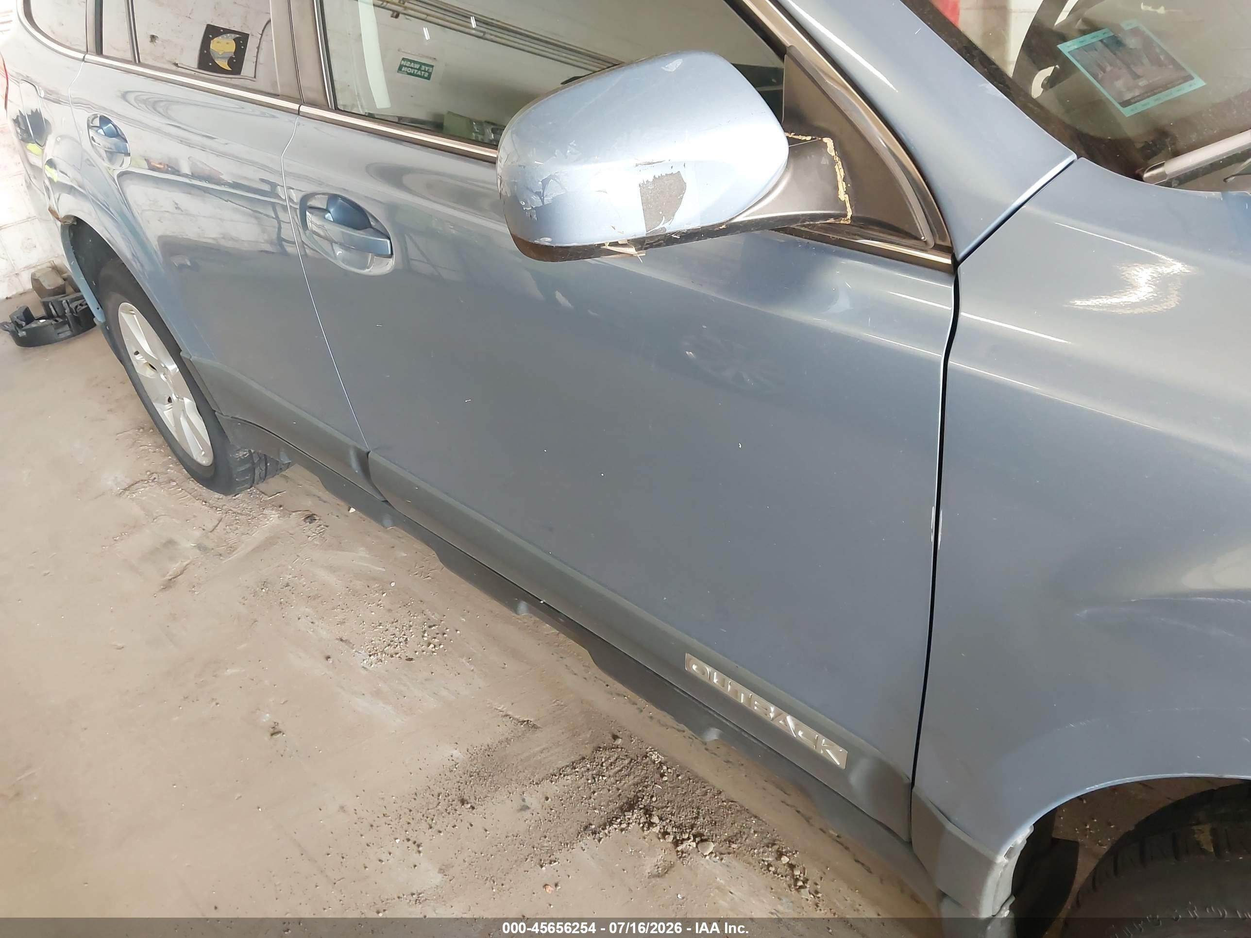 2010 Subaru Outback 2.5i Premium Blue vin: 4S4BRCCC9A3357775