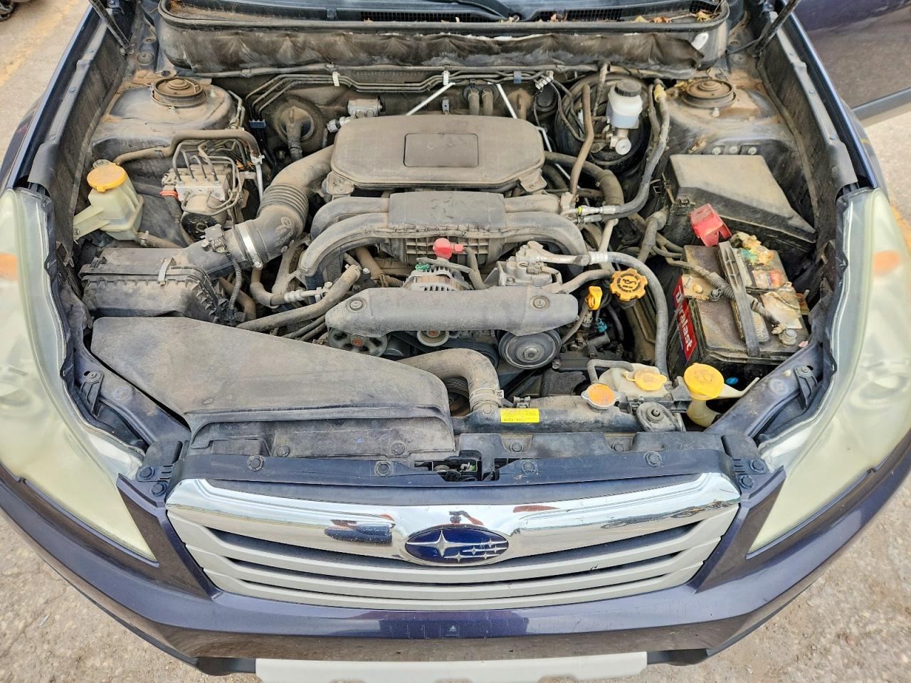 2011 Subaru Outback 2.5i Premium Gray vin: 4S4BRCCC9B3336247