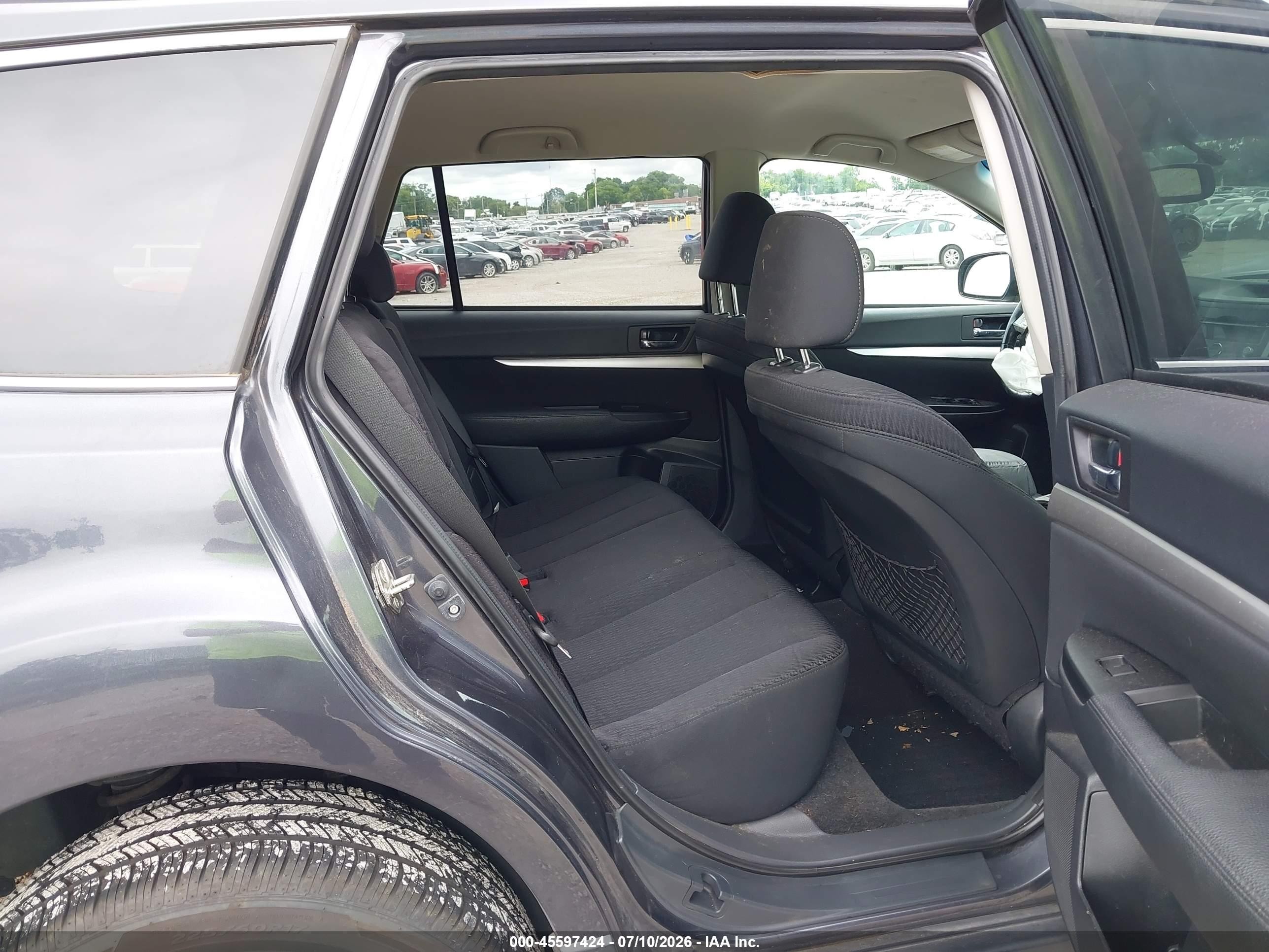 2011 Subaru Outback 2.5i Premium Gray vin: 4S4BRCCC9B3375047