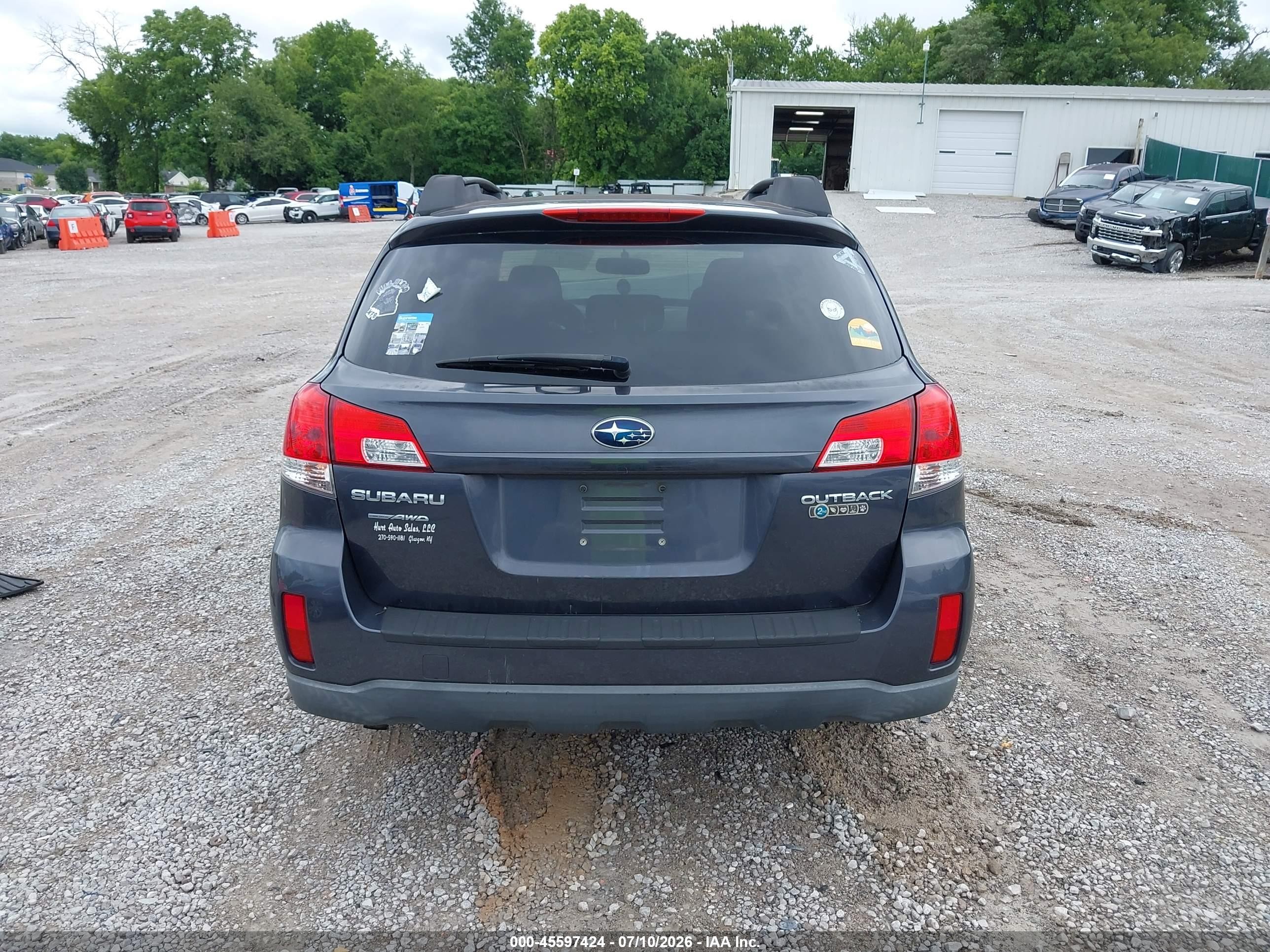 2011 Subaru Outback 2.5i Premium Gray vin: 4S4BRCCC9B3375047