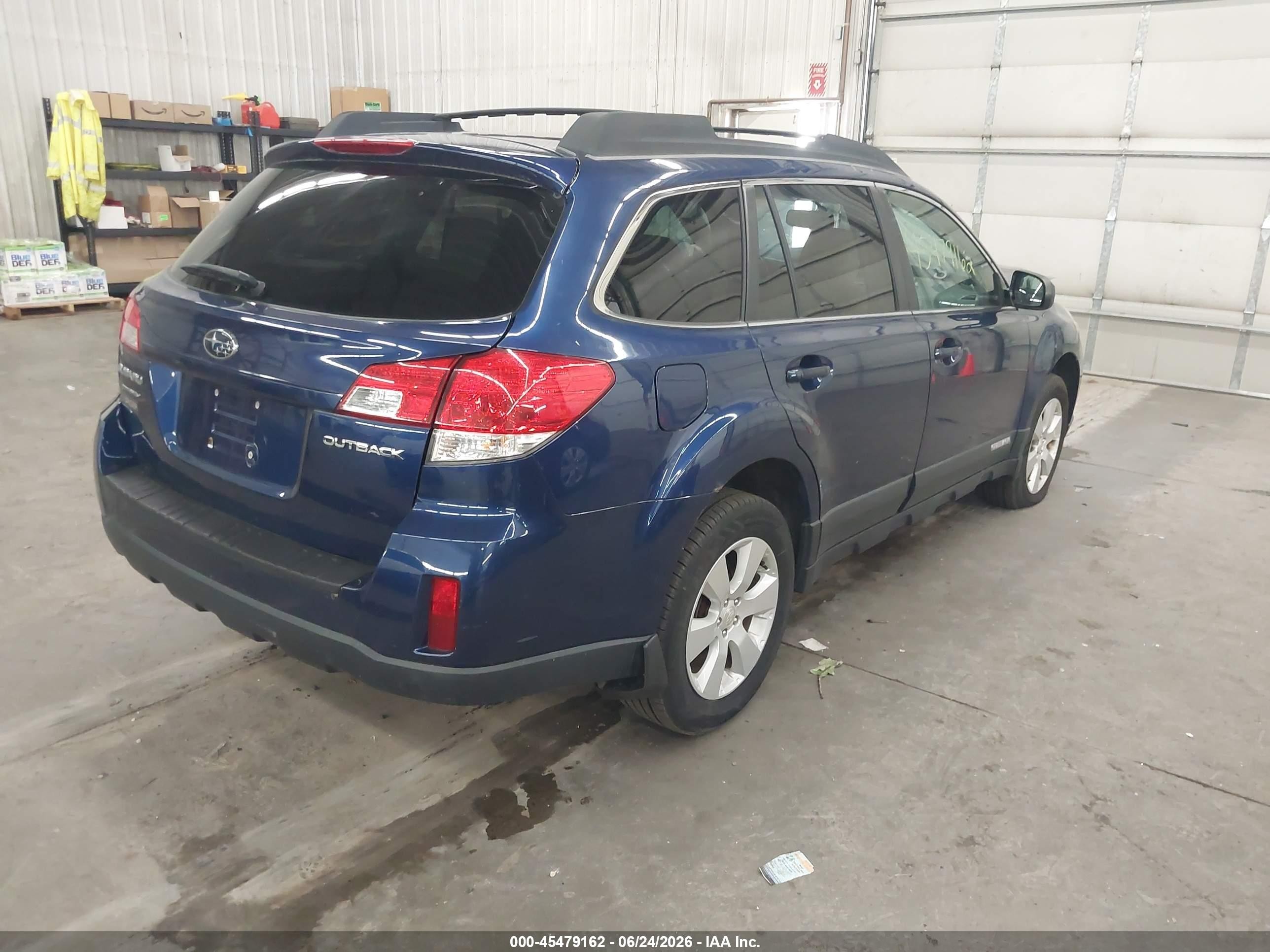 2011 Subaru Outback 2.5i Premium Blue vin: 4S4BRCCC9B3378711