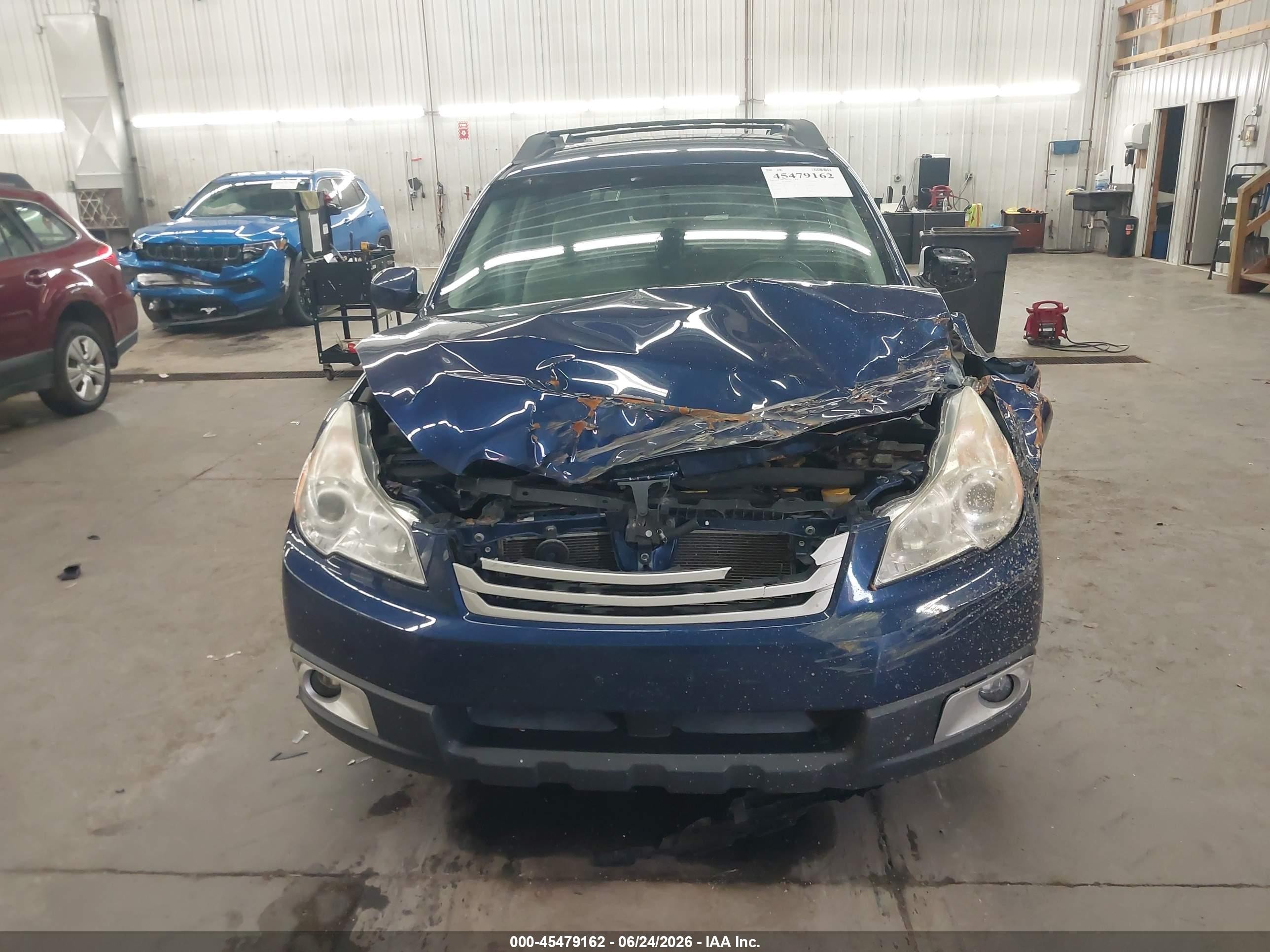 2011 Subaru Outback 2.5i Premium Blue vin: 4S4BRCCC9B3378711
