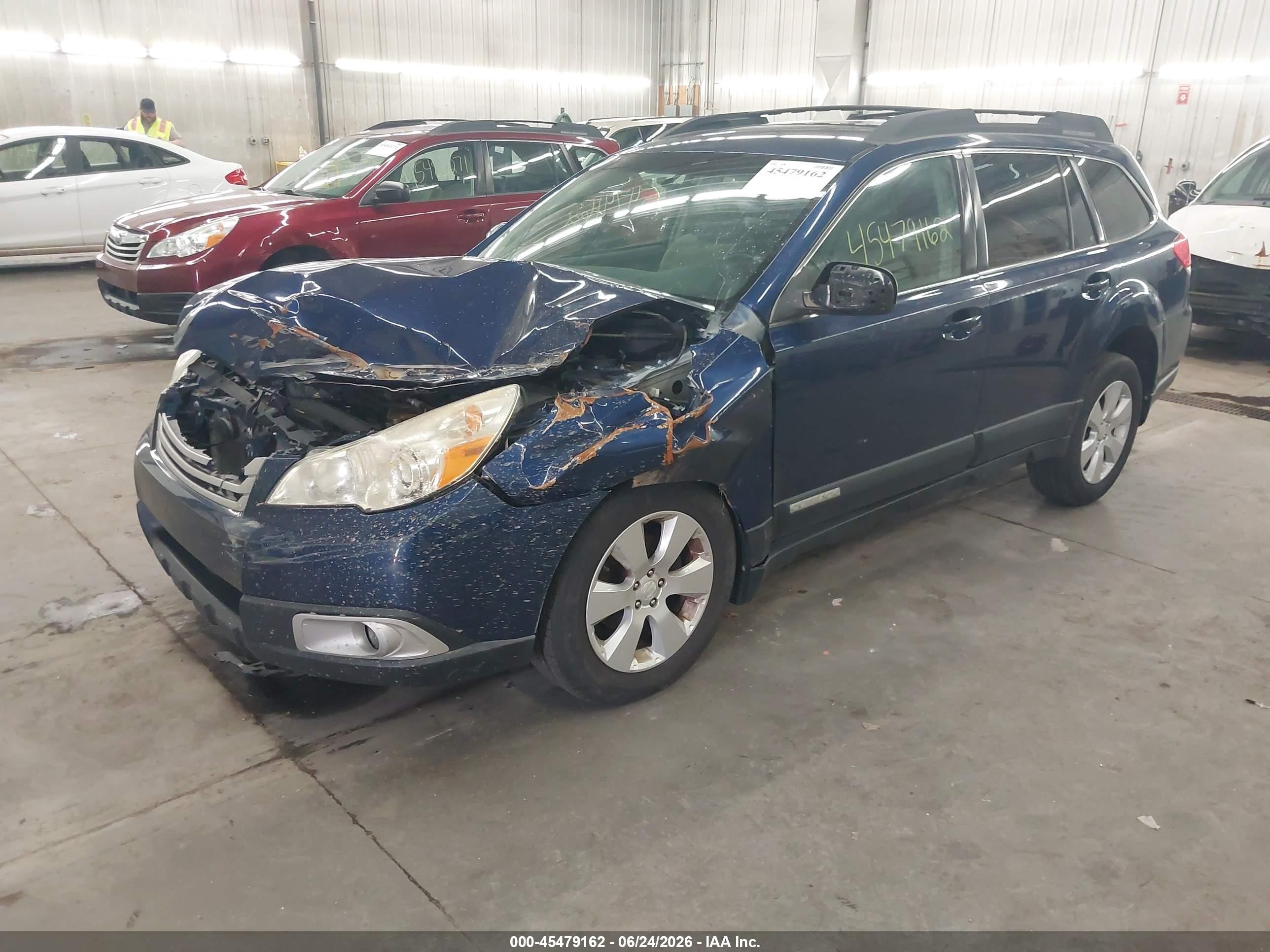 2011 Subaru Outback 2.5i Premium Blue vin: 4S4BRCCC9B3378711