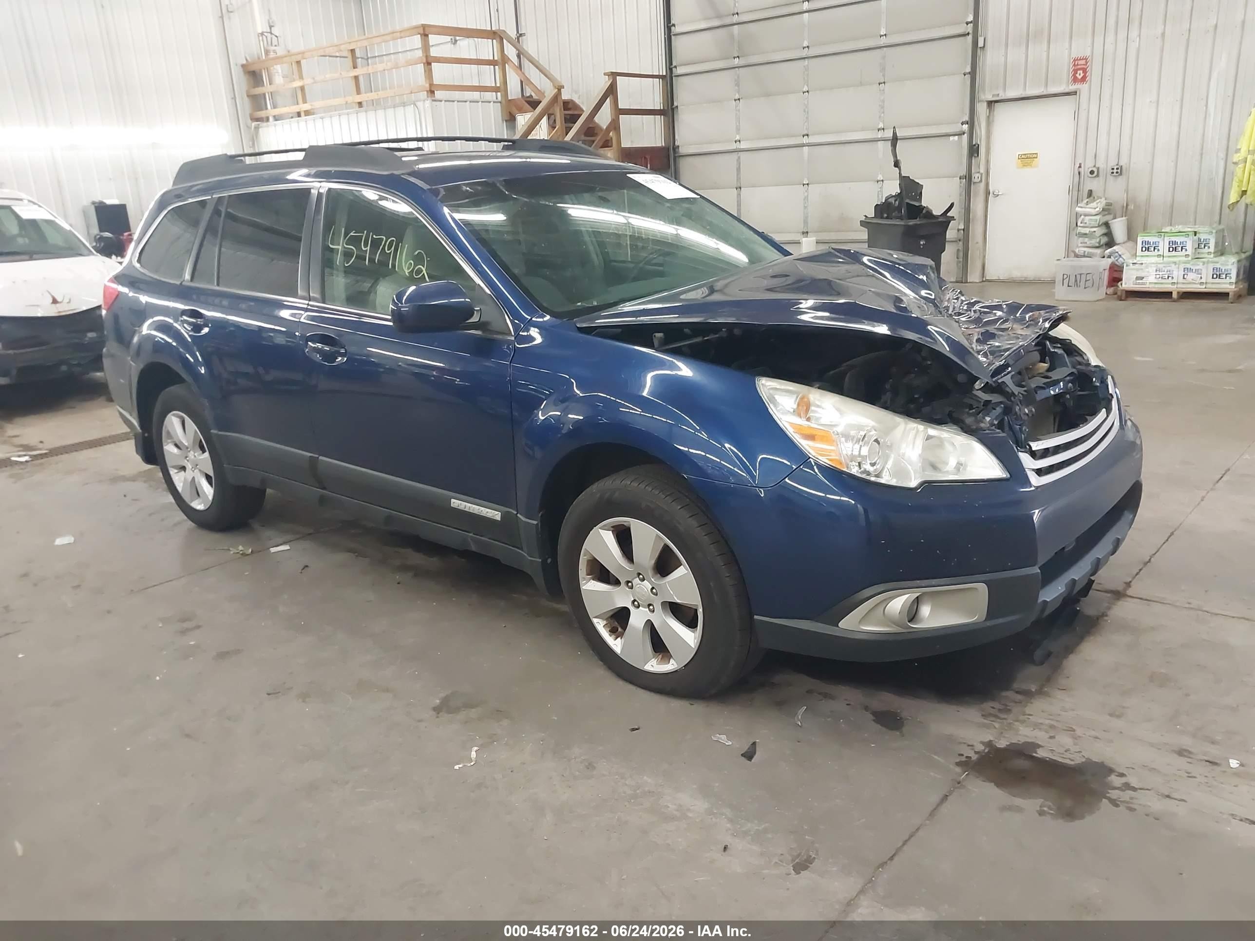 2011 Subaru Outback 2.5i Premium Blue vin: 4S4BRCCC9B3378711