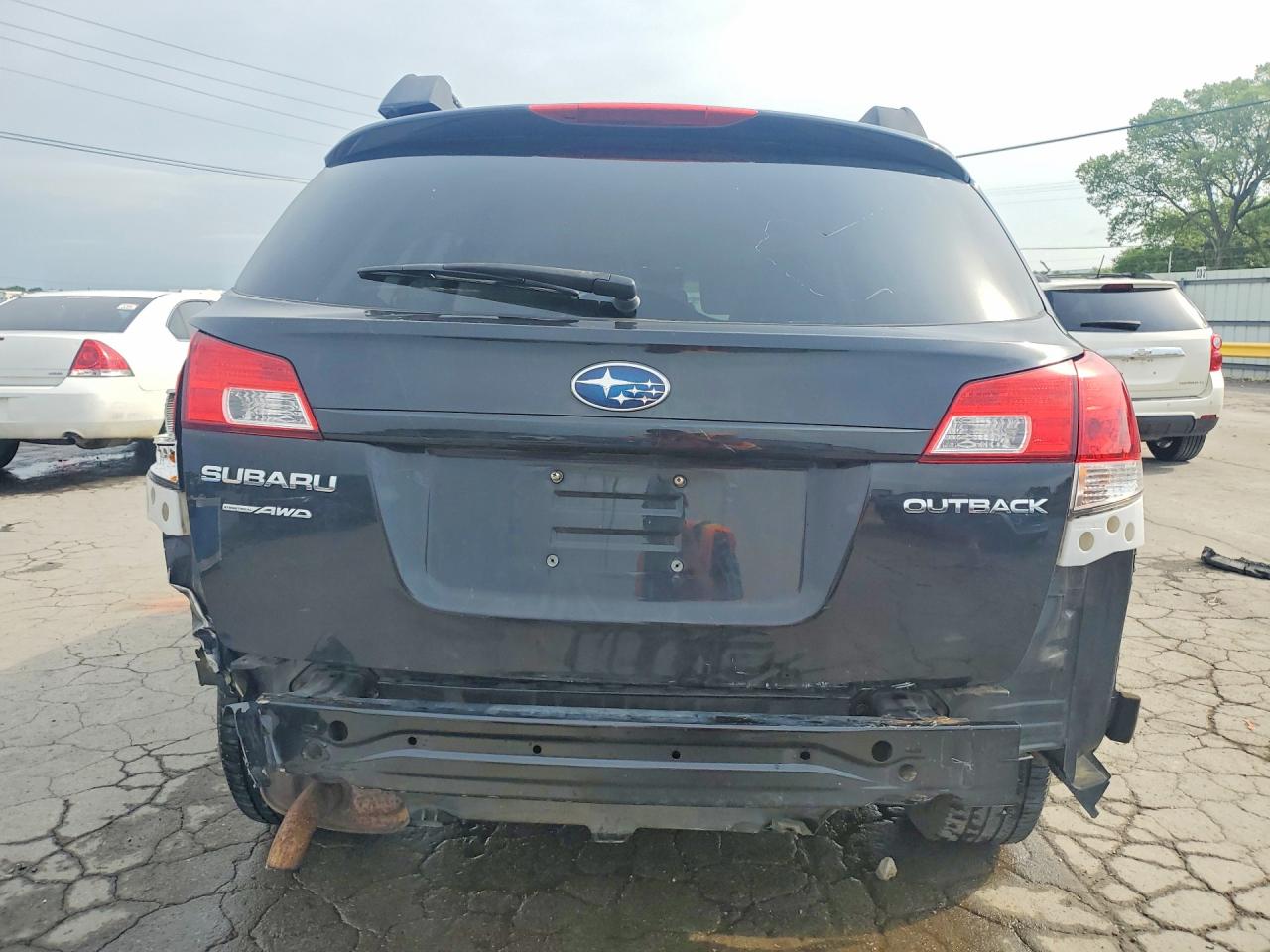 2011 Subaru Outback 2.5i Premium Black vin: 4S4BRCCC9B3429012