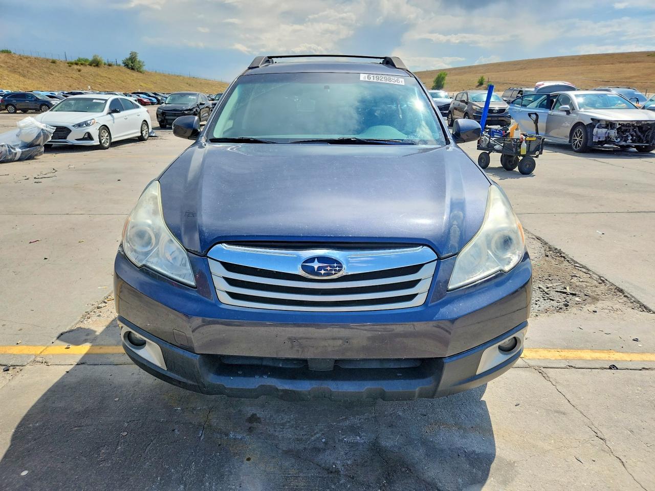 2012 Subaru Outback 2.5i Premium Black vin: 4S4BRCCC9C3211475