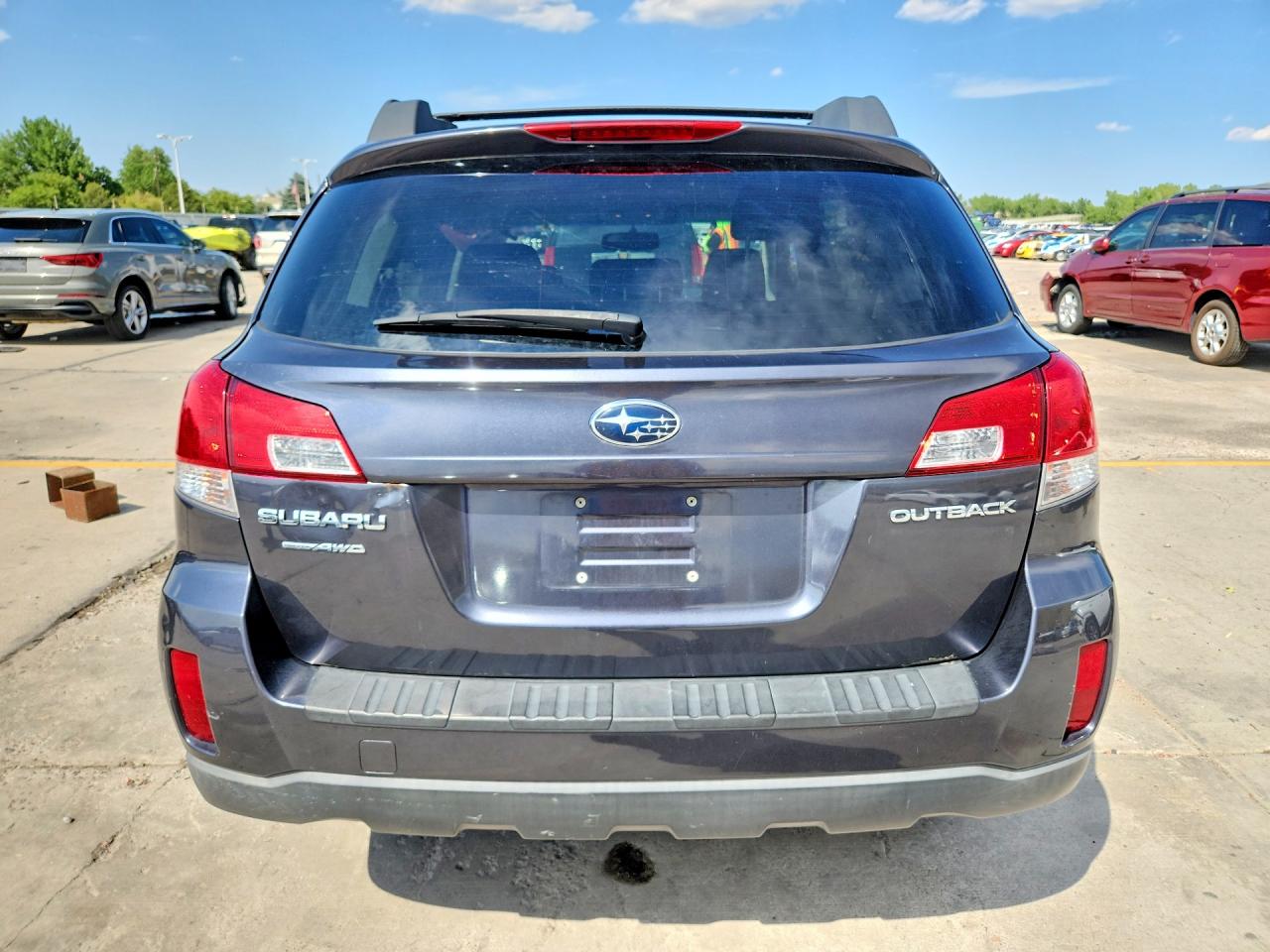 2012 Subaru Outback 2.5i Premium Black vin: 4S4BRCCC9C3211475