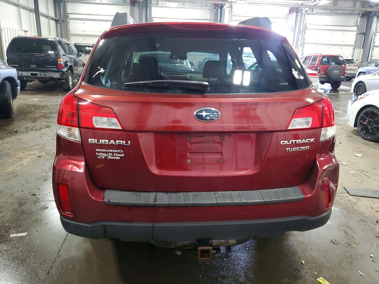 2012 Subaru Outback 2.5i Premium Бордовый vin: 4S4BRCCC9C3237994