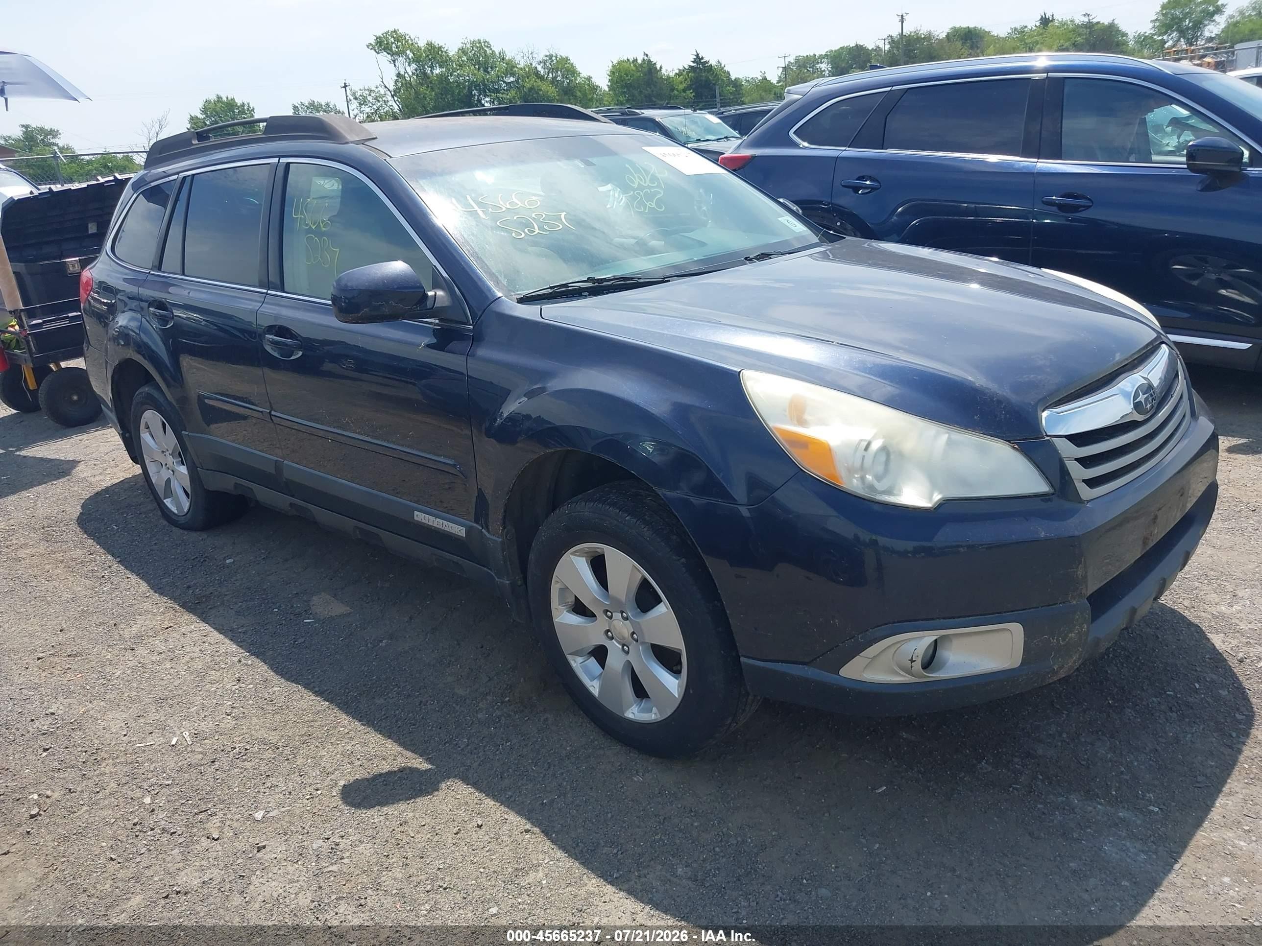 2012 Subaru Outback 2.5i Premium Blue vin: 4S4BRCCC9C3248610