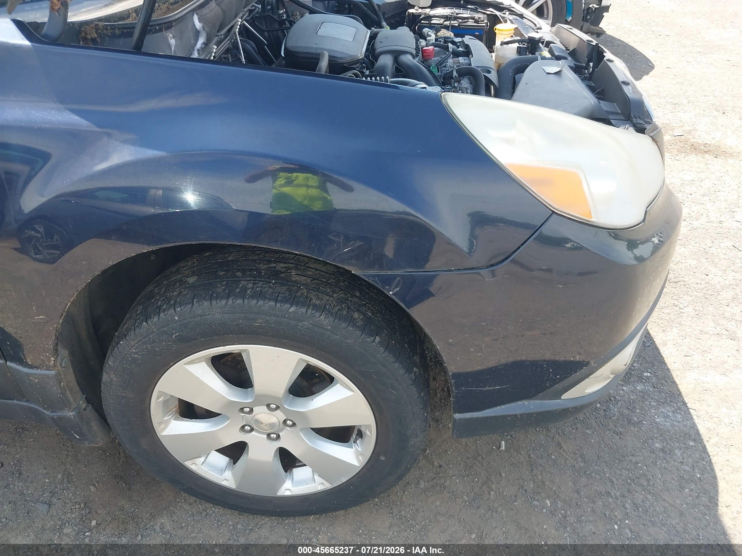 2012 Subaru Outback 2.5i Premium Blue vin: 4S4BRCCC9C3248610