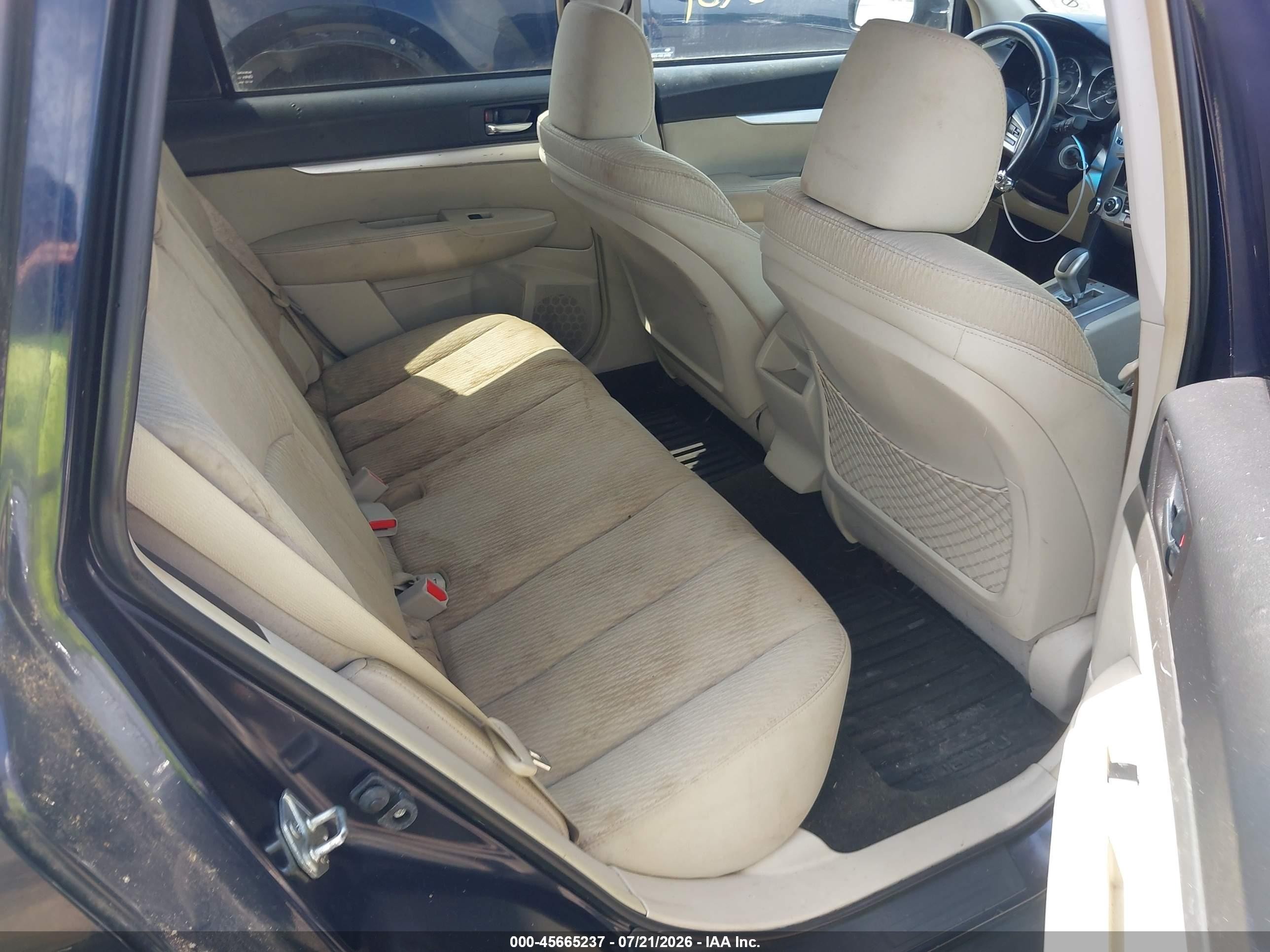 2012 Subaru Outback 2.5i Premium Blue vin: 4S4BRCCC9C3248610