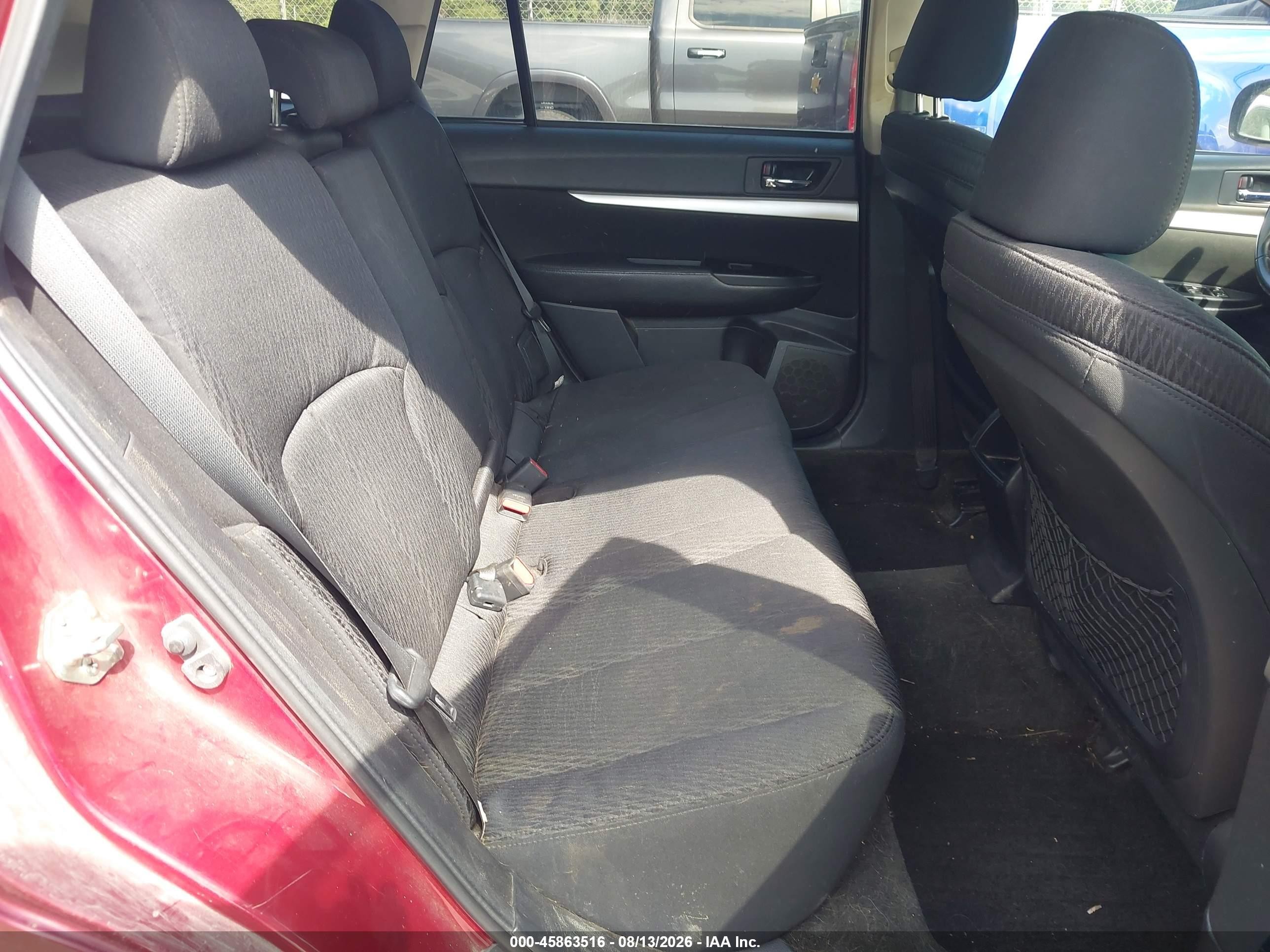 2012 Subaru Outback 2.5i Premium Burgundy vin: 4S4BRCCC9C3248672