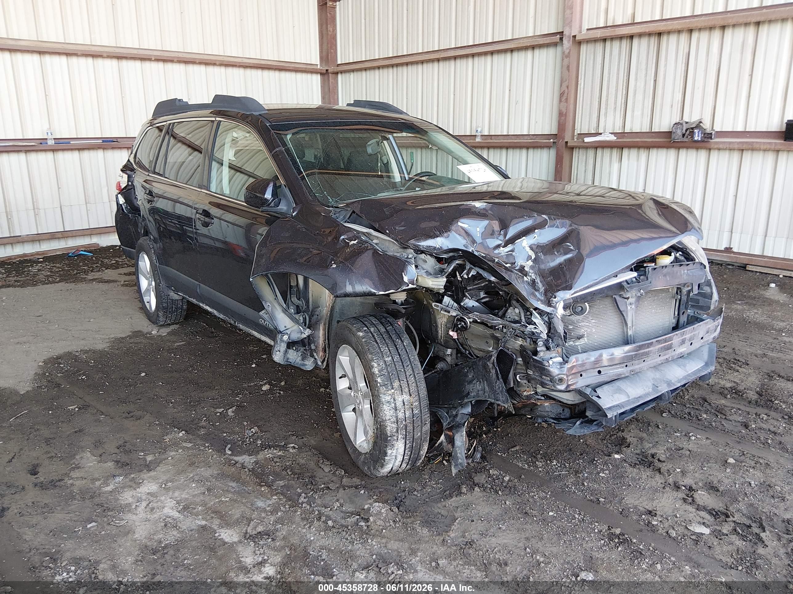 2013 Subaru Outback 2.5i Premium Gray vin: 4S4BRCCC9D3231694