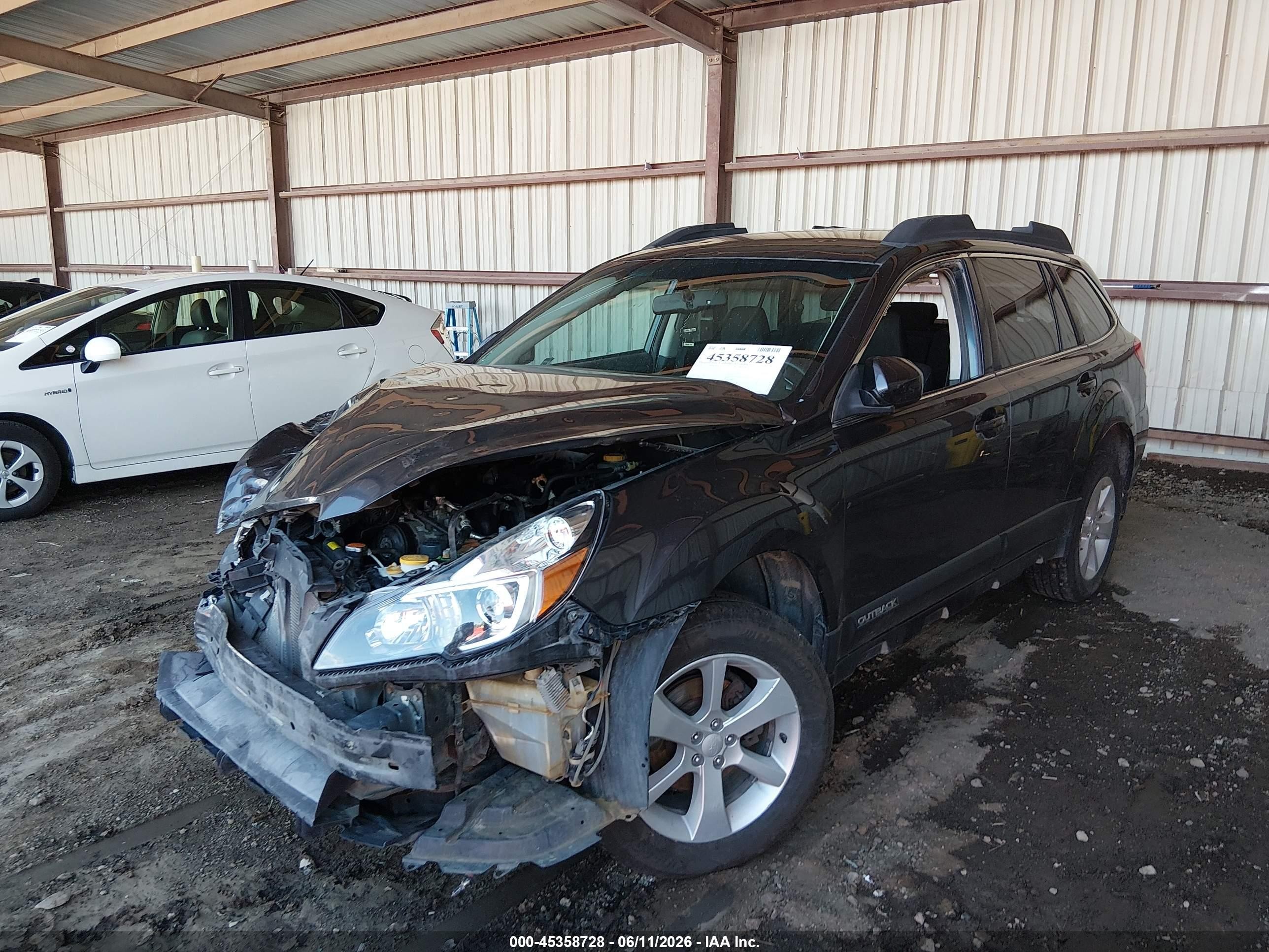 2013 Subaru Outback 2.5i Premium Gray vin: 4S4BRCCC9D3231694