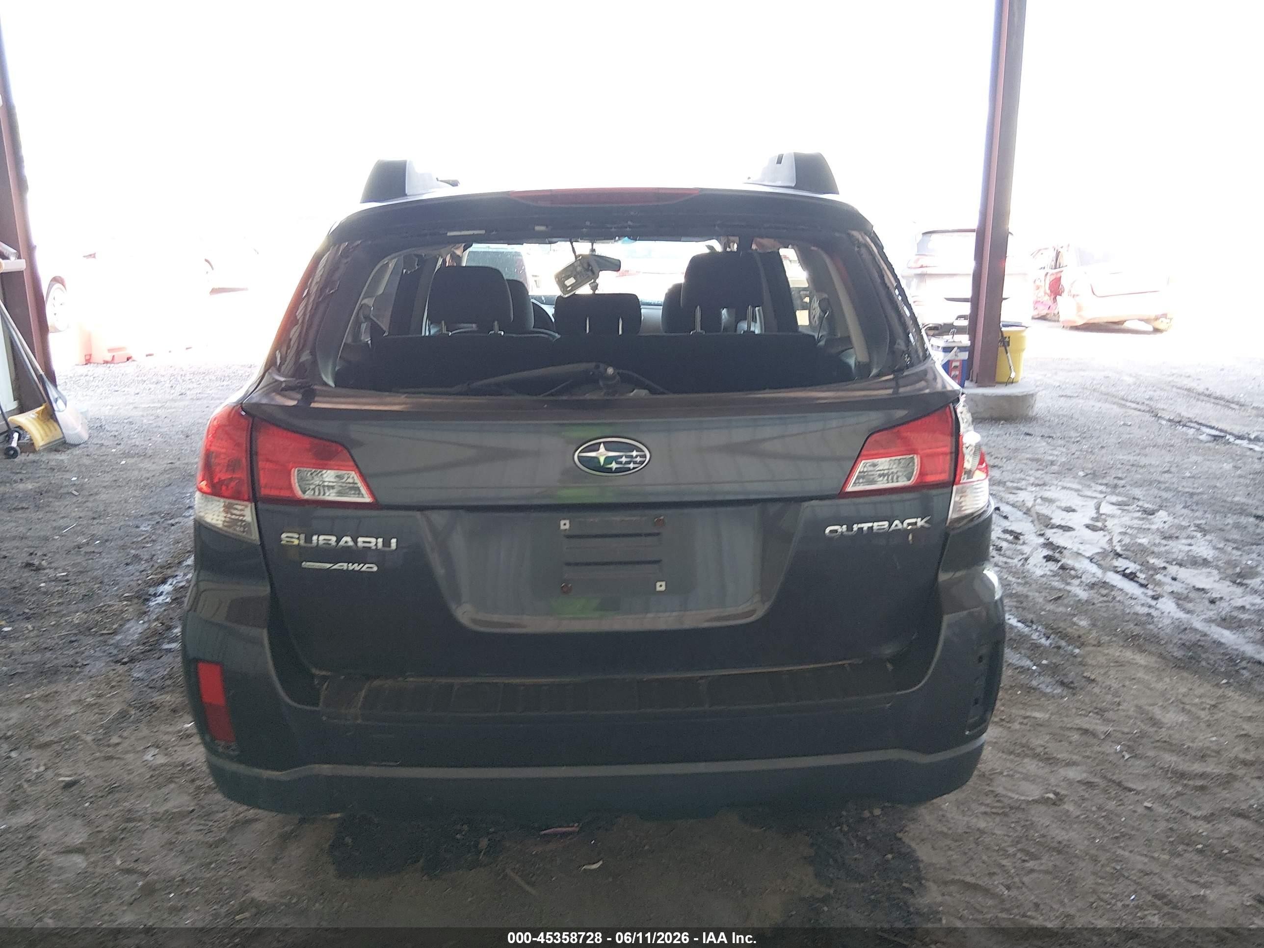 2013 Subaru Outback 2.5i Premium Gray vin: 4S4BRCCC9D3231694