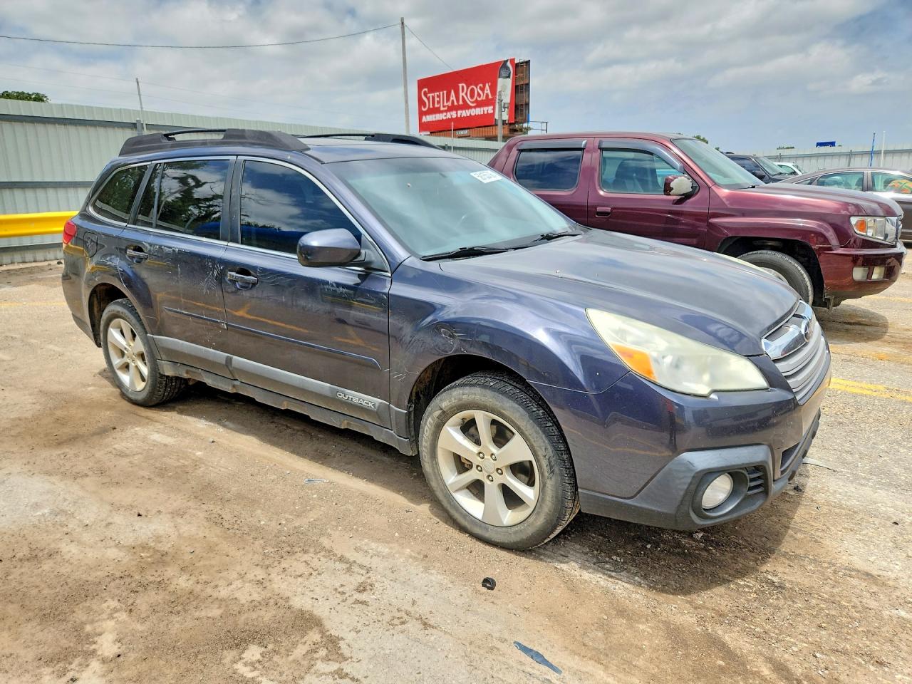 2013 Subaru Outback 2.5i Premium Blue vin: 4S4BRCCC9D3258314