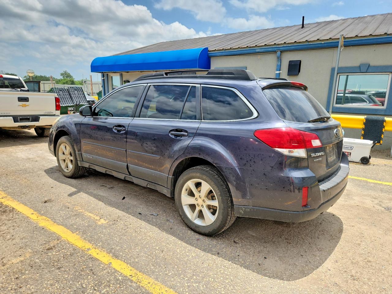 2013 Subaru Outback 2.5i Premium Blue vin: 4S4BRCCC9D3258314