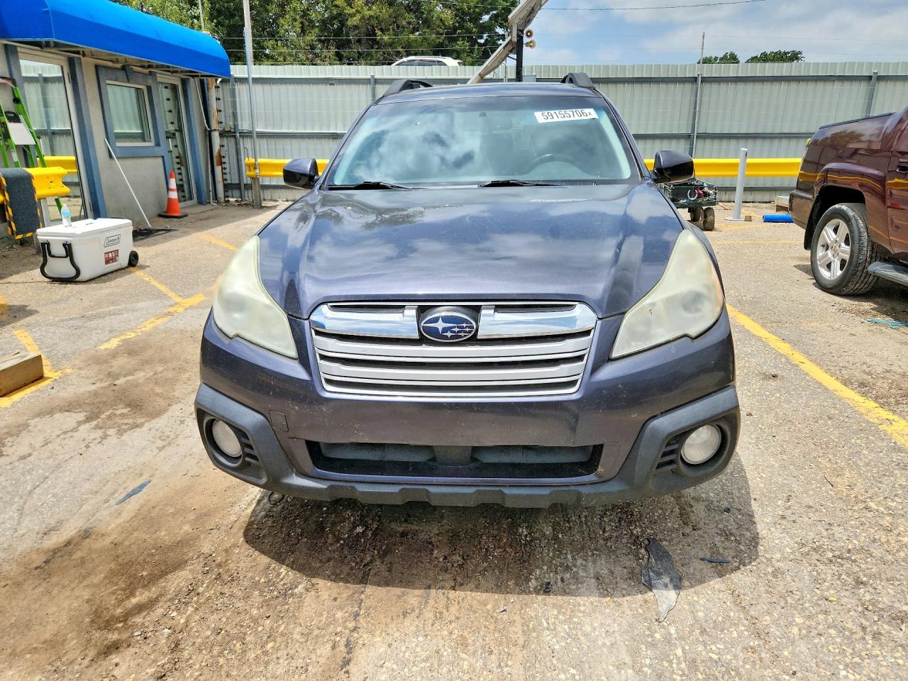 2013 Subaru Outback 2.5i Premium Blue vin: 4S4BRCCC9D3258314